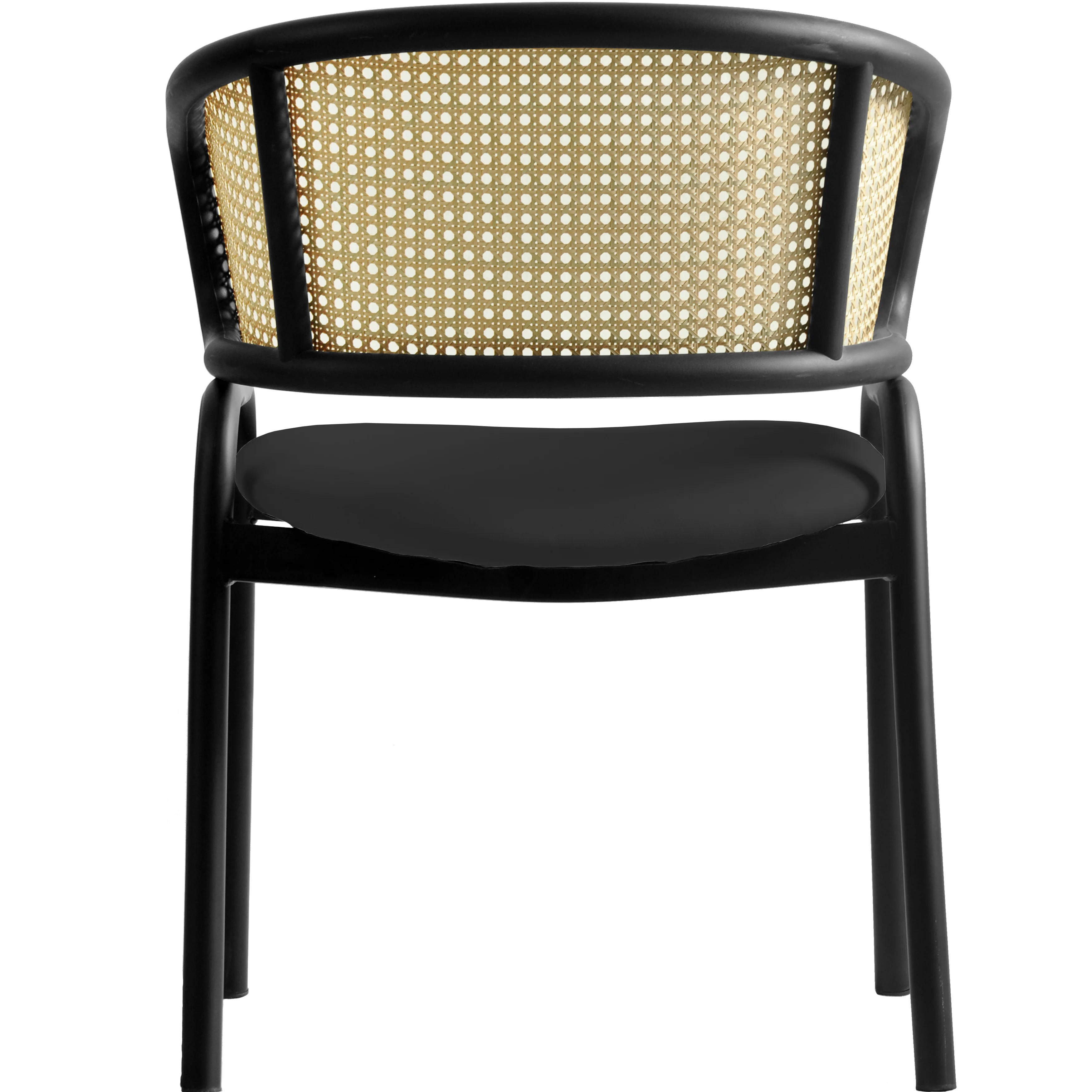 Ervilla - Dining Chair - Black Leather