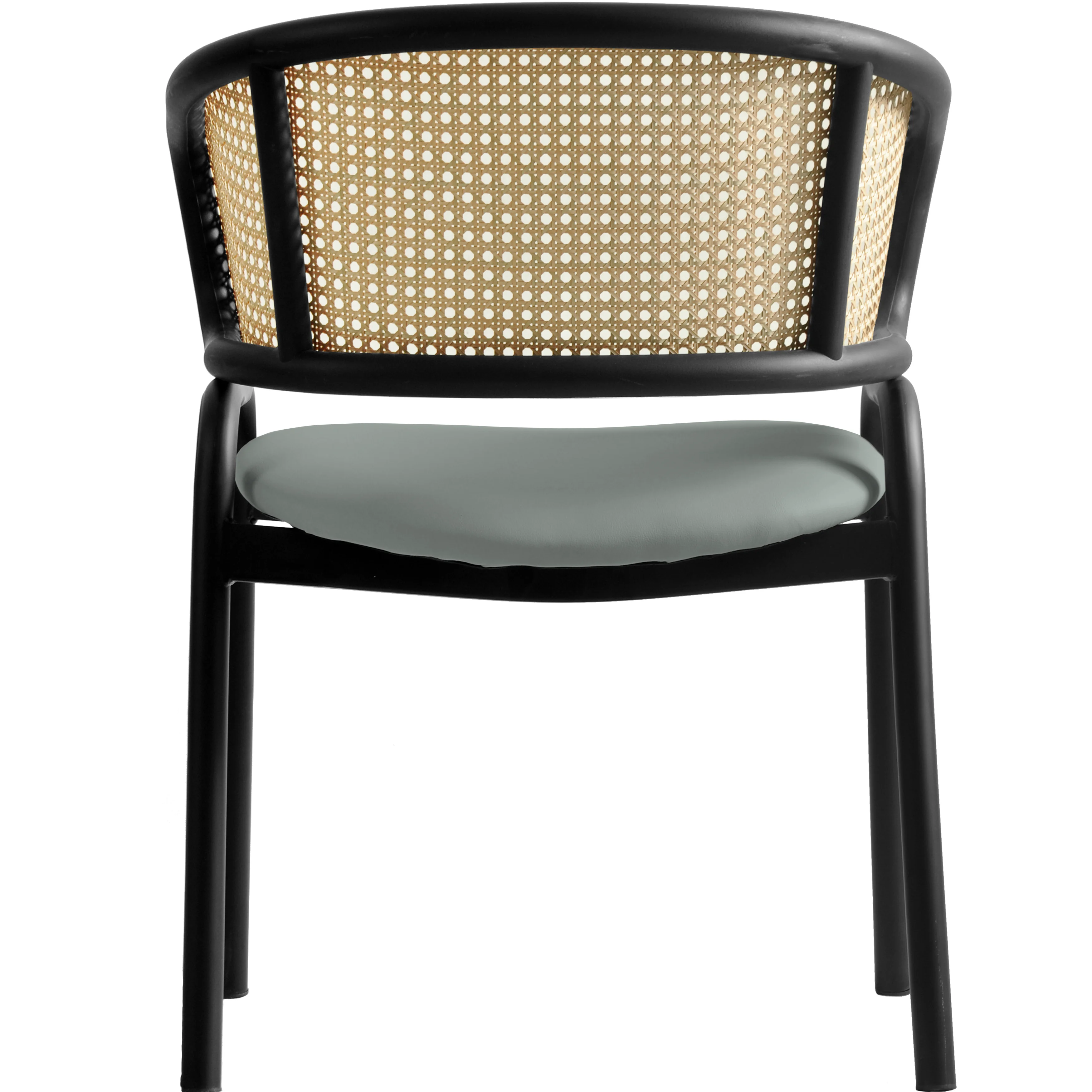Ervilla - Dining Chair - Grey Leather