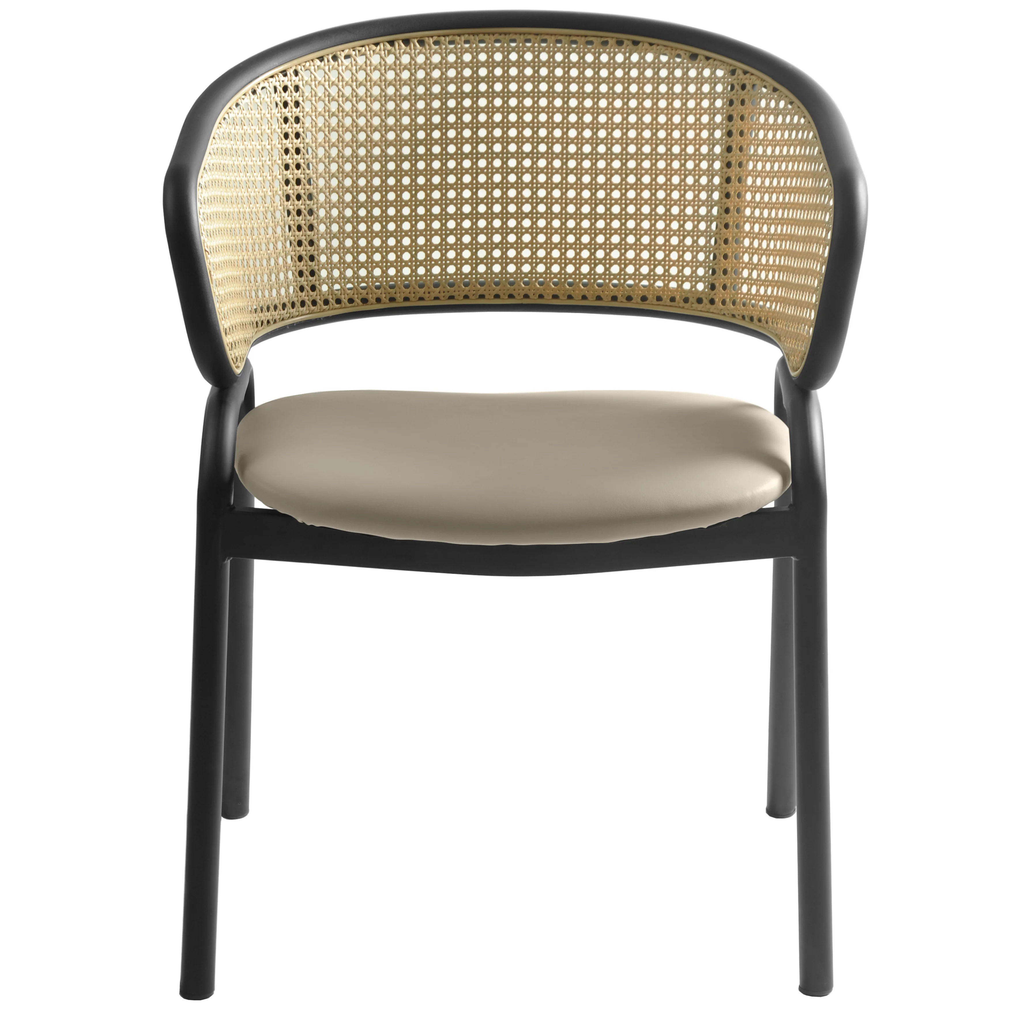 Ervilla - Dining Chair - Taupe Leather
