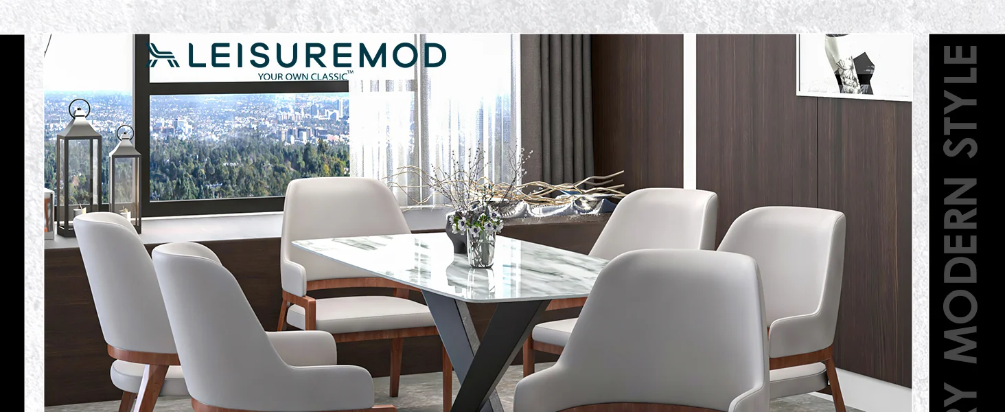 Ethora Collection Modern Wooden Dining Chair in Light Toupe