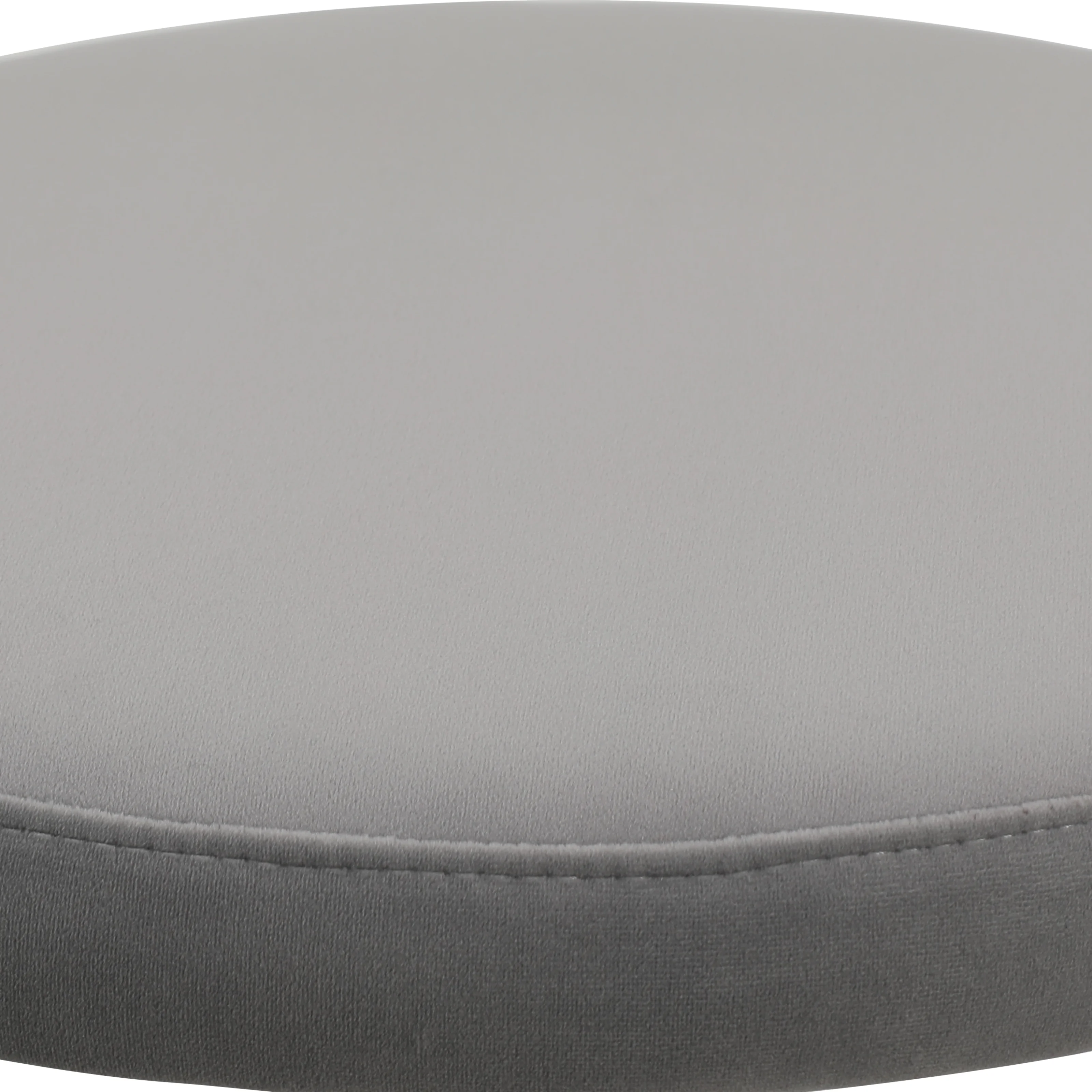 Euston Modern Wicker Bar Stool With Black Steel Frame in Grey