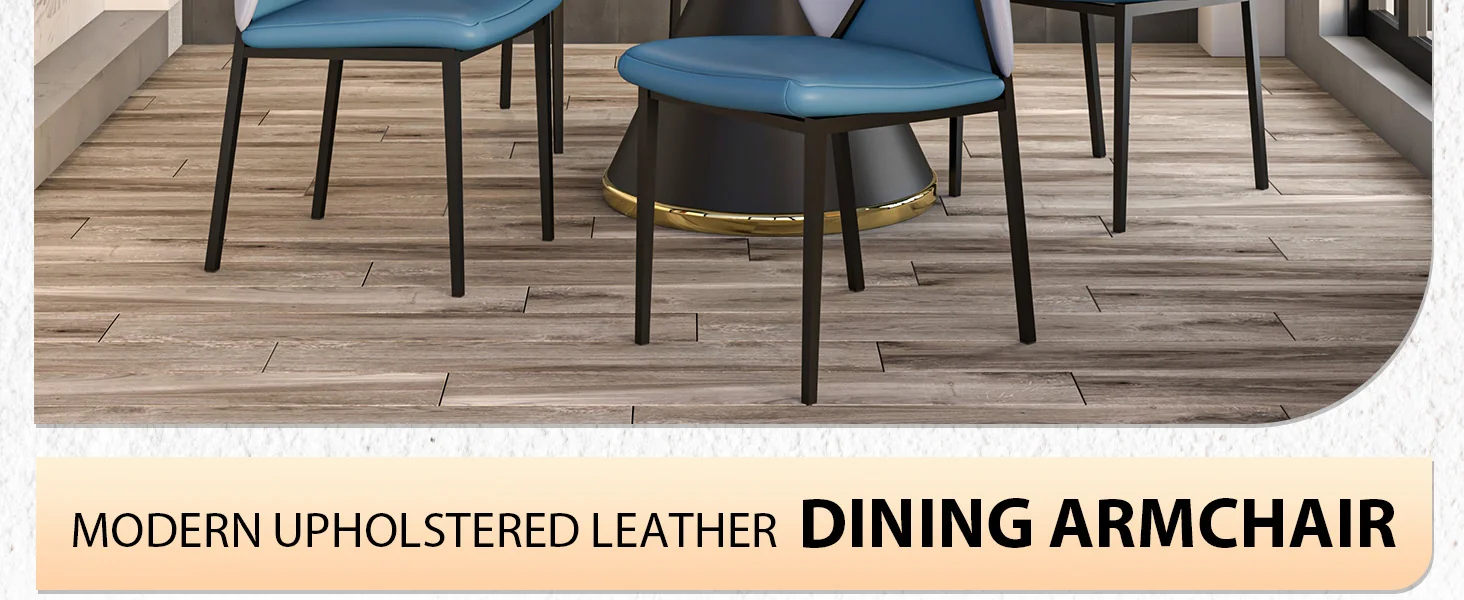 Eclat collection Modern Dining Chair in Blue/Grey