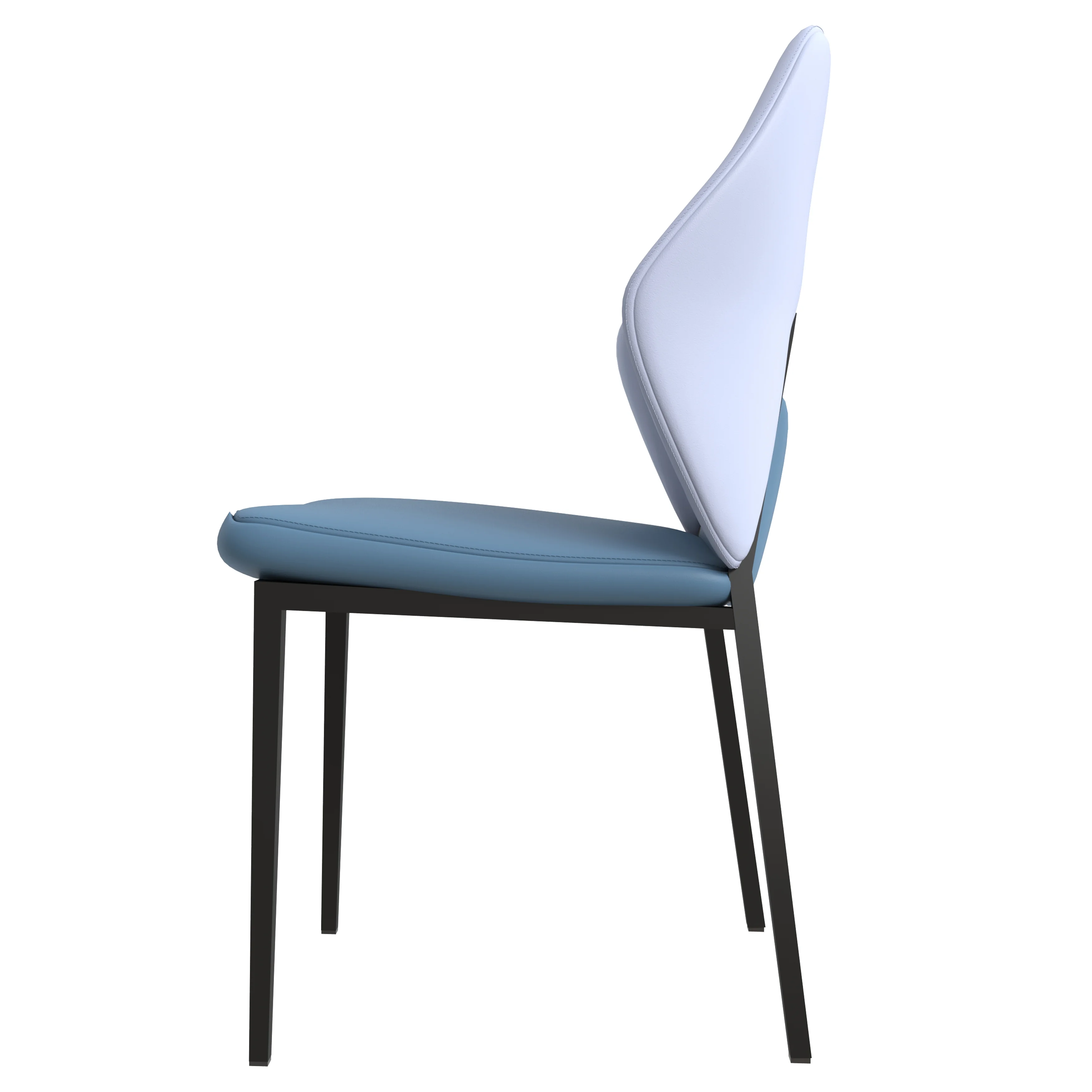 Eclat collection Modern Dining Chair in Blue/Grey