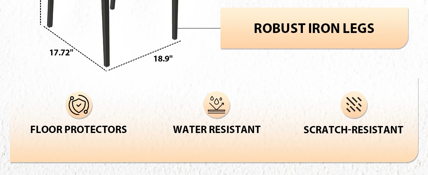Eclat Collection Modern Dining Chair in White