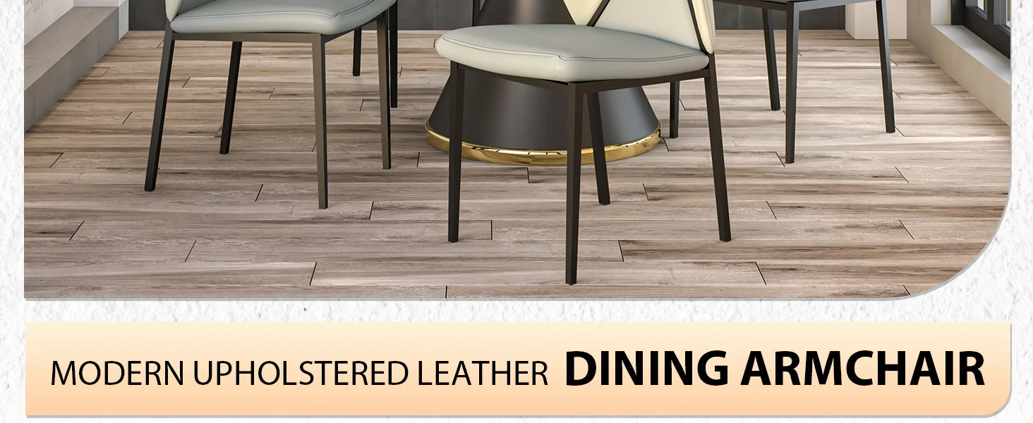 Eclat Collection Modern Dining Chair in White