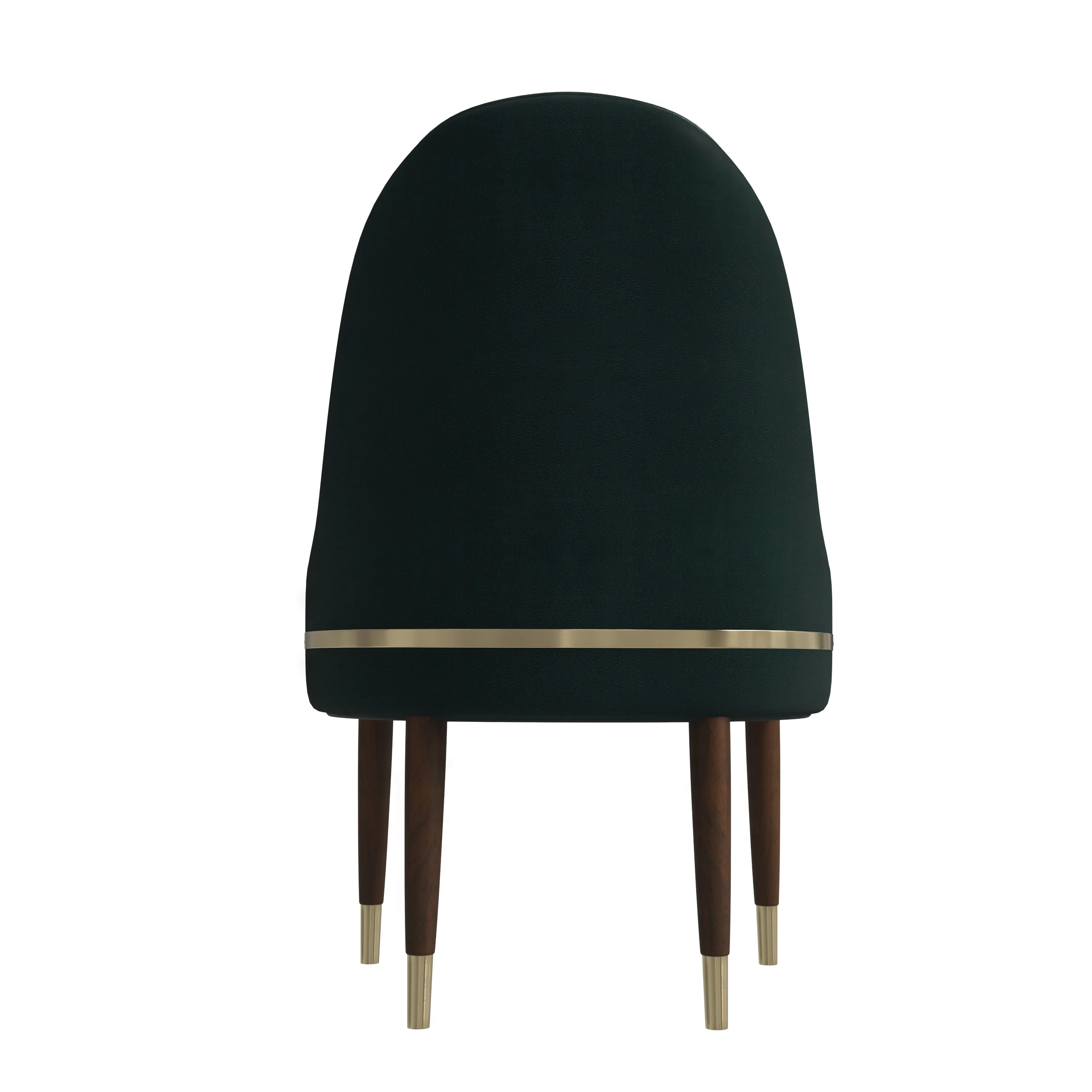 Elara Collection Wooden Dining Chair in Two-Tone Green