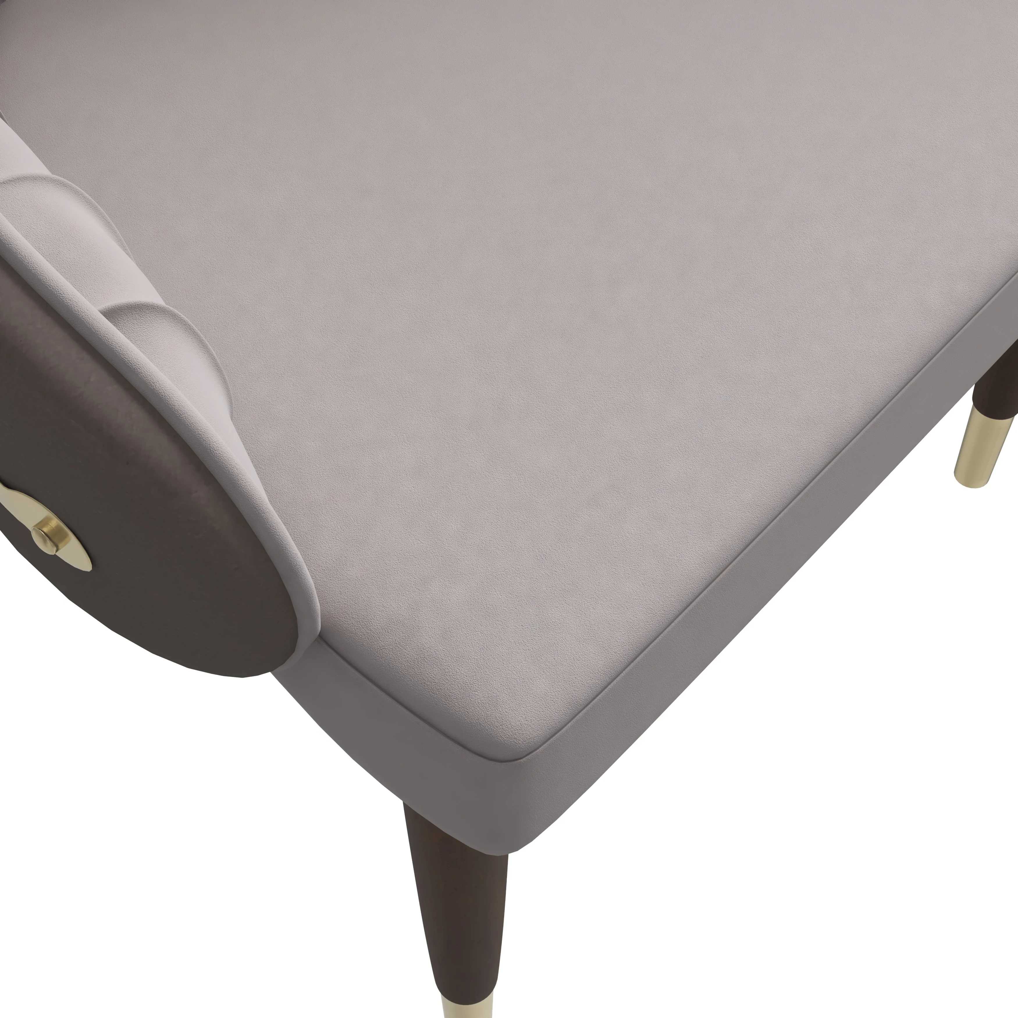 Elara Collection Wooden Dining Chair in Two-Tone Toupe