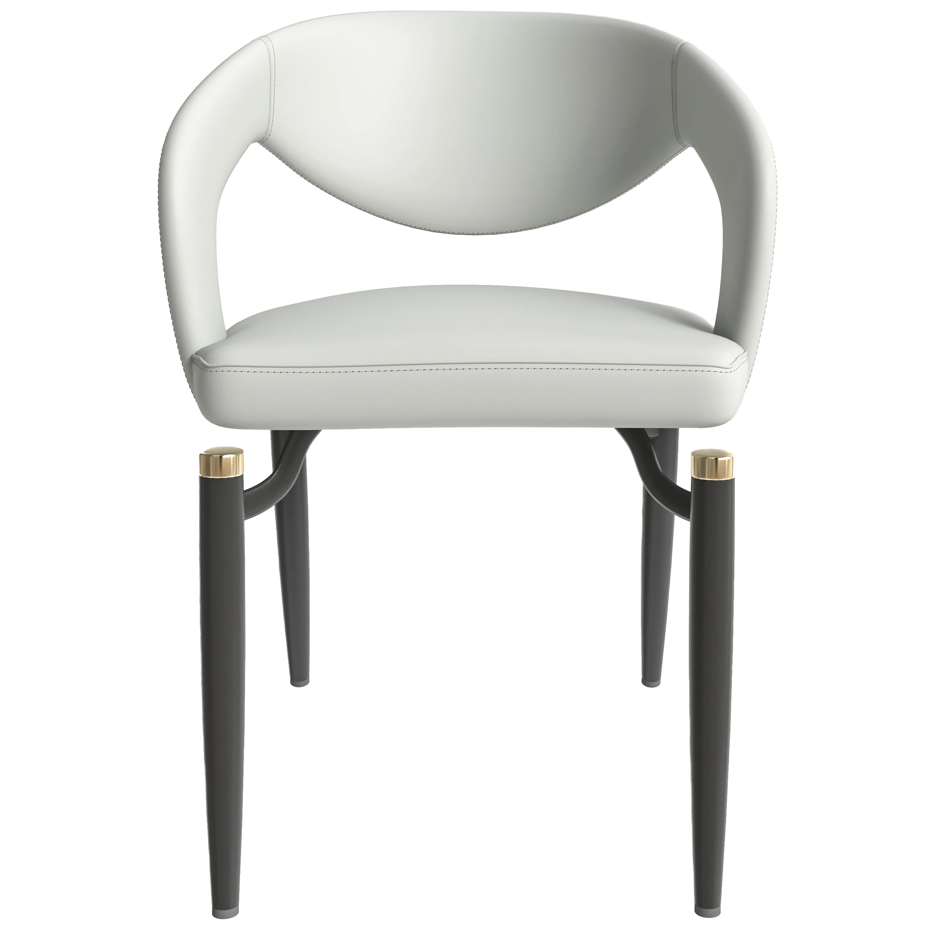 Entice Collection Modern Dining Chair in Grey