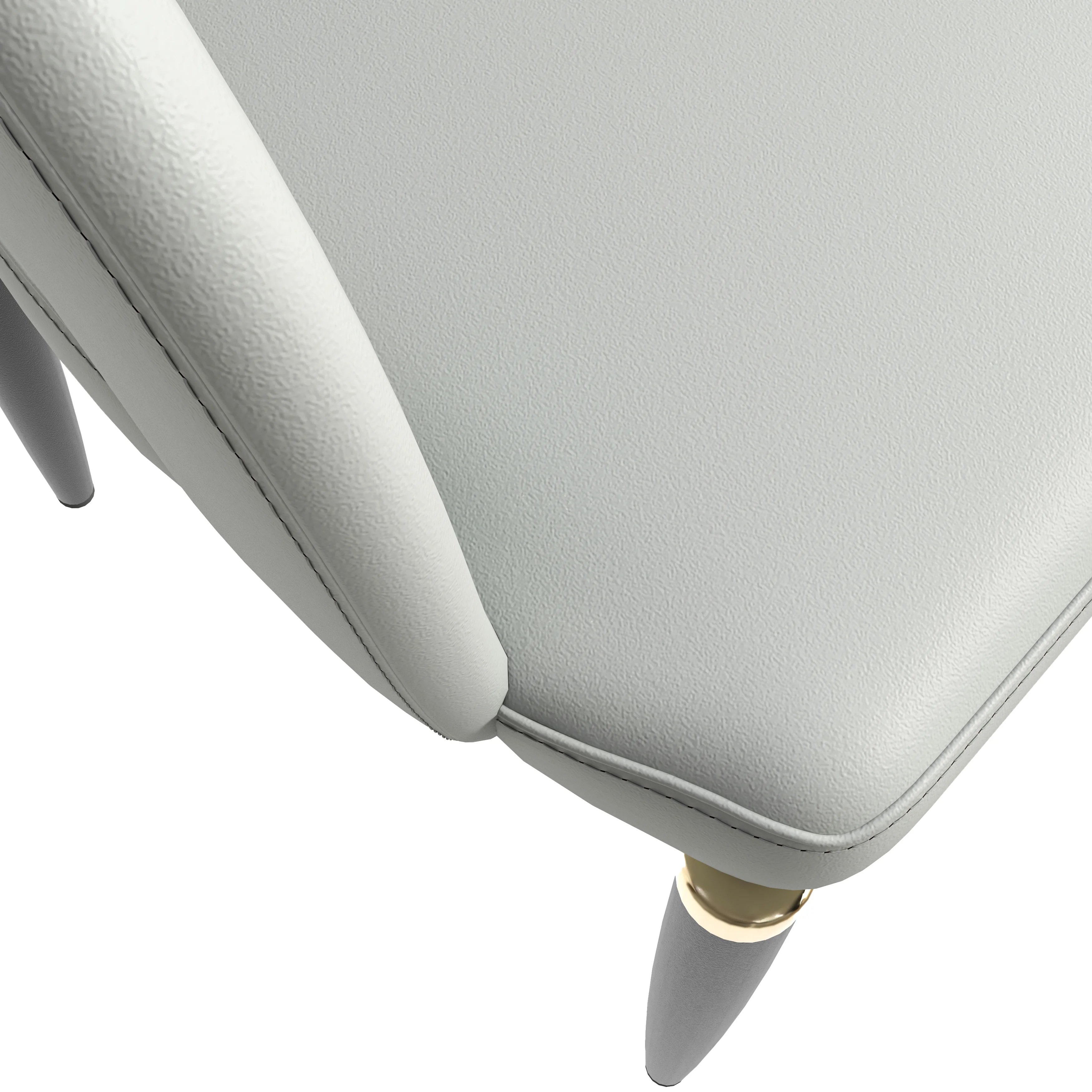 Entice Collection Modern Dining Chair in Grey