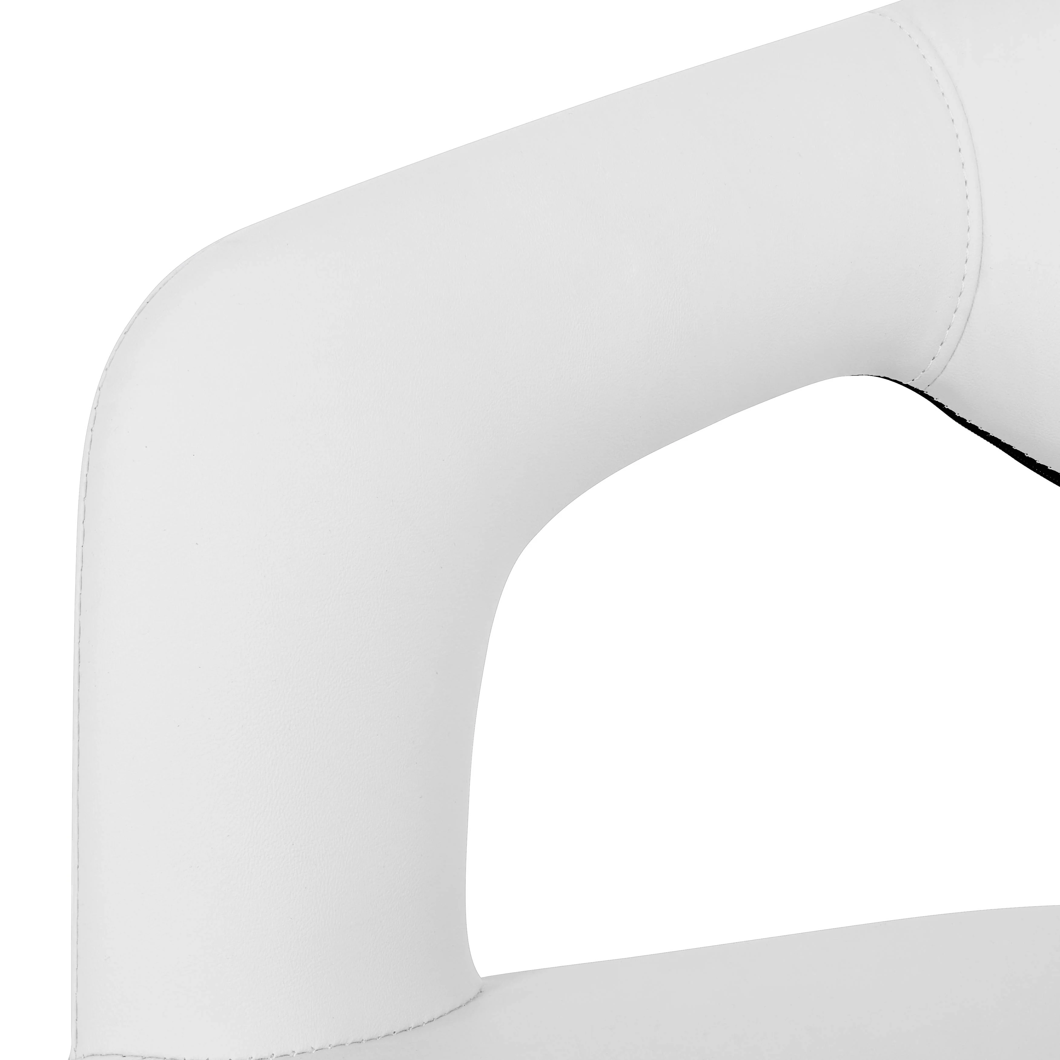 Entice Collection Modern Dining Chair Set of 2 in White