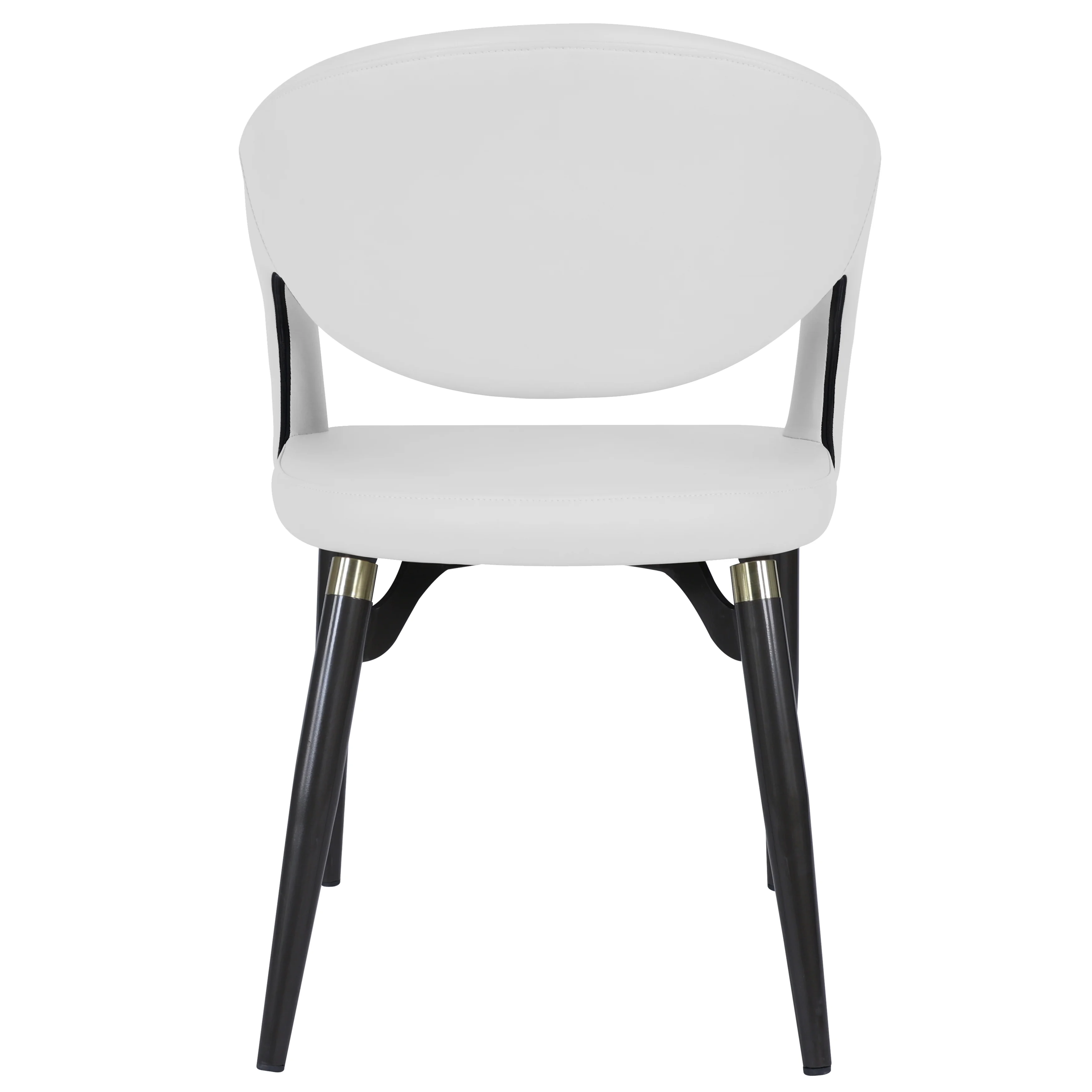 Entice Collection Modern Dining Chair in White