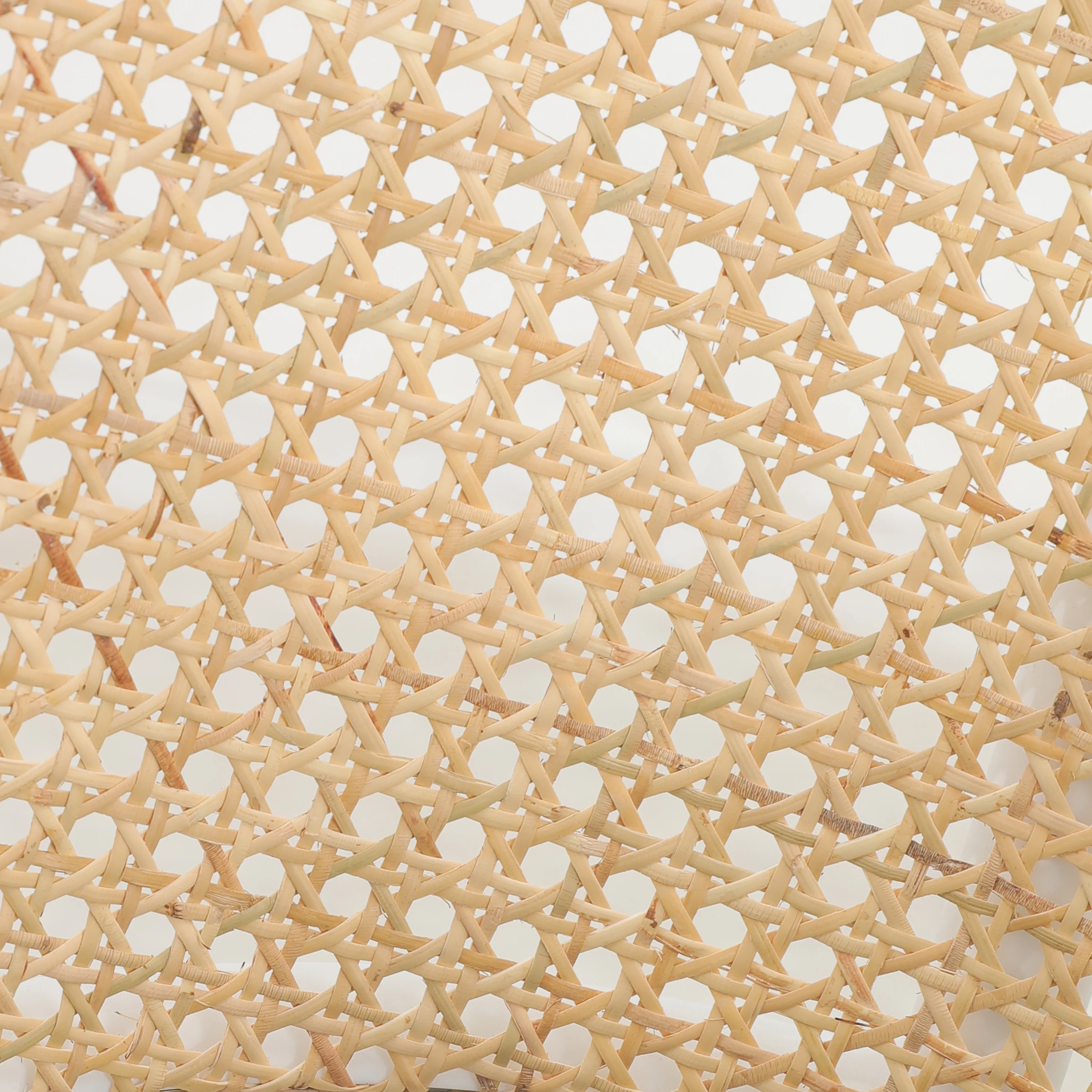 Ervilla Modern Dining Chair with White Powder Coated Steel Legs and Wicker Back, Set of 2