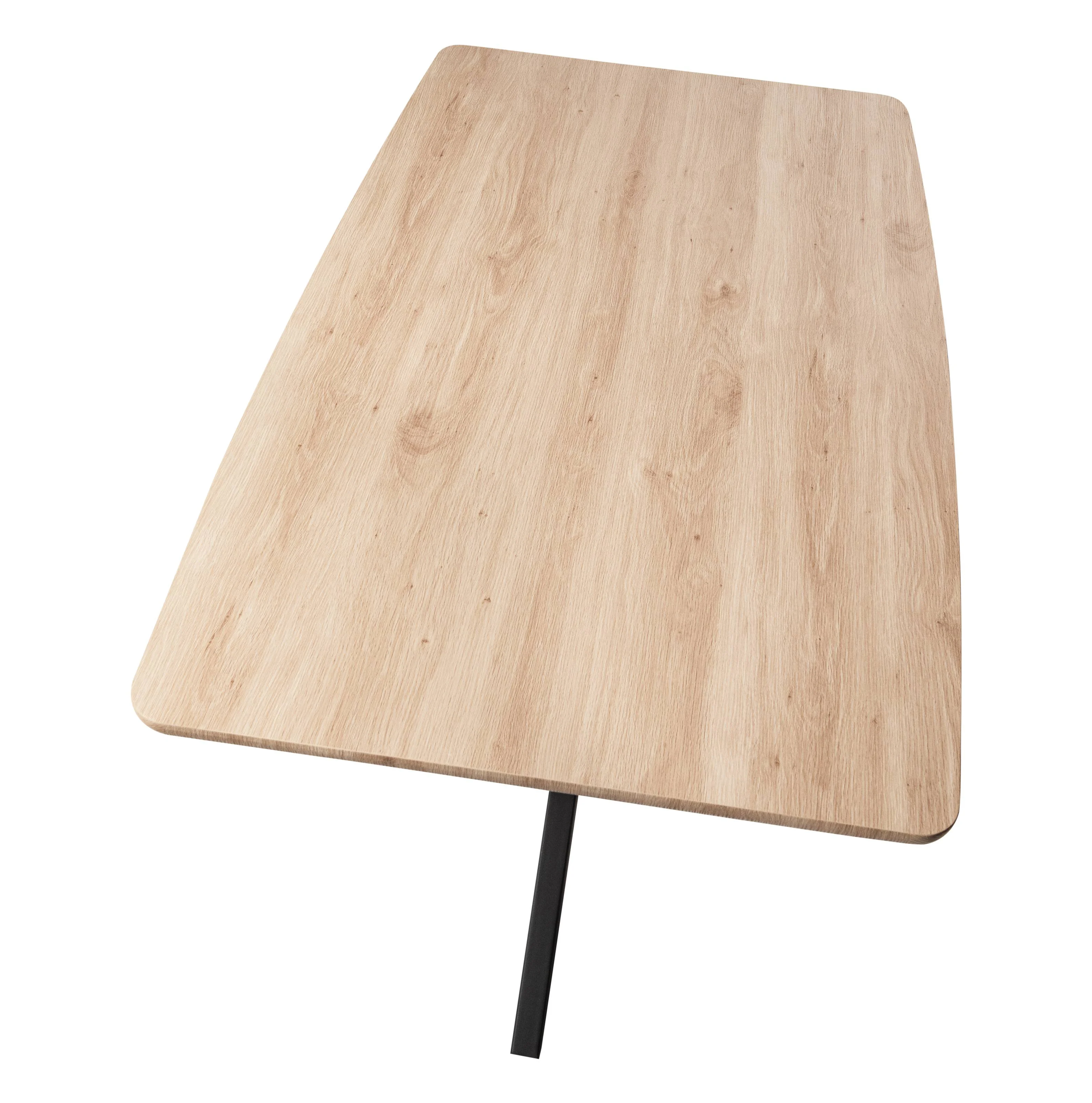 5-Piece Dining Set with 63" Rectangular Dining Table in Maple with 4 Velvet Dining Chairs in White Steel Legs in Navy Blue