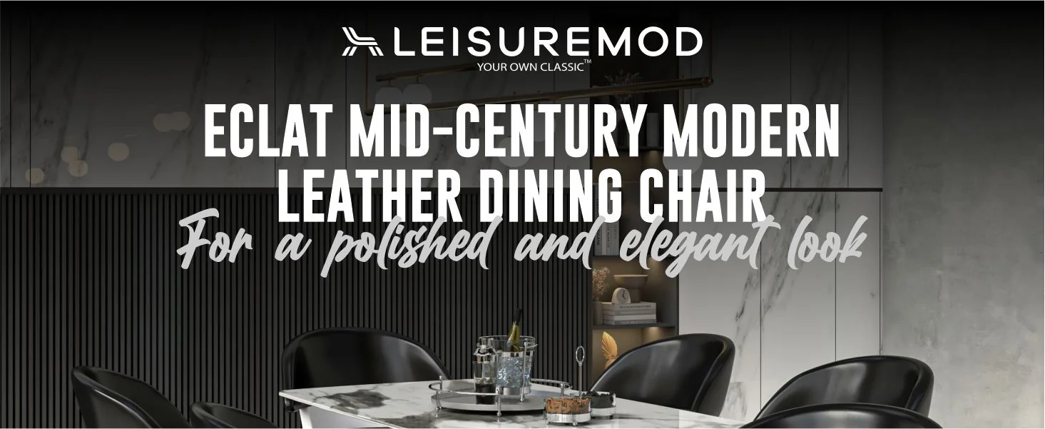 Ethos Collection Modern Wooden Dining Chair in Black