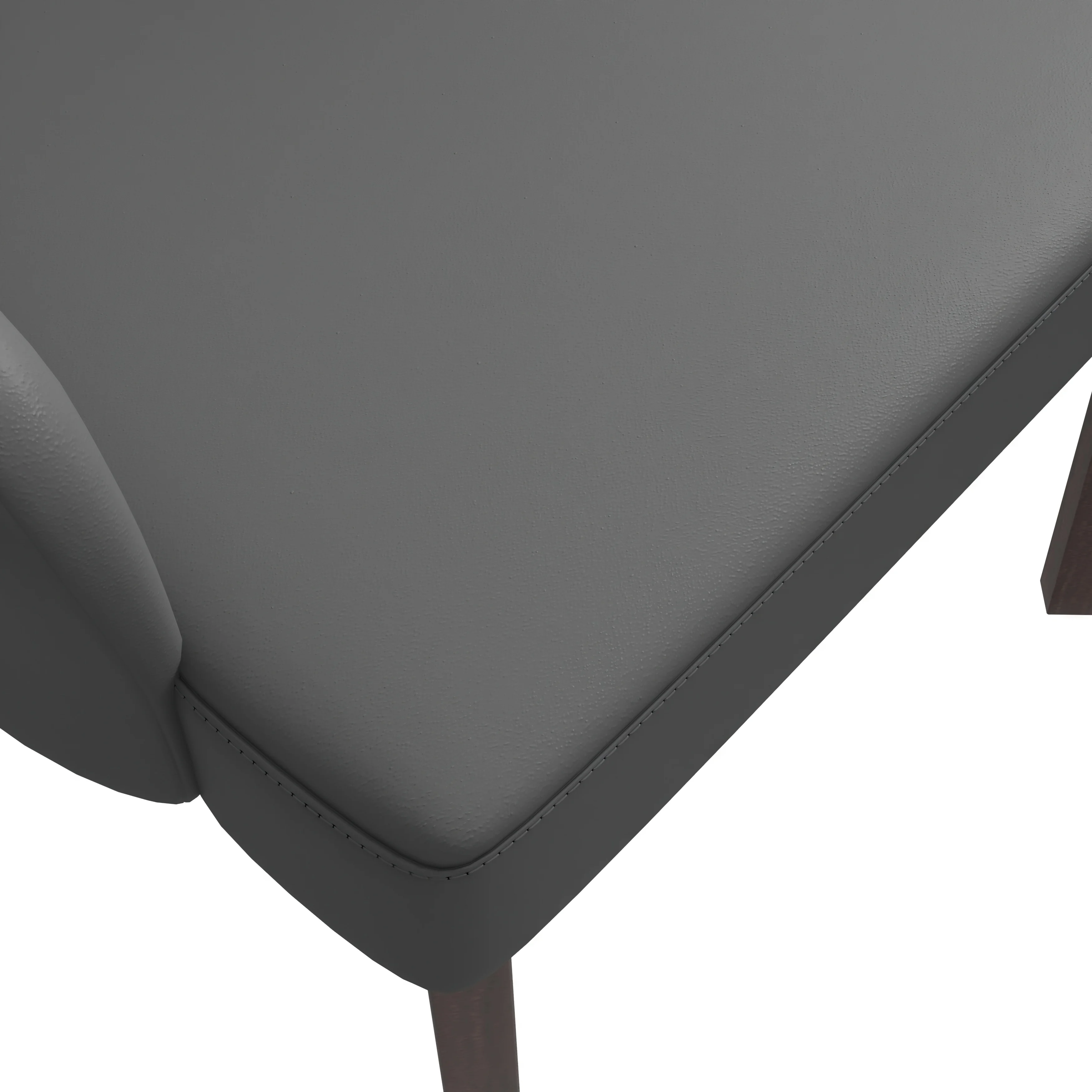 Ethos Collection Modern Wooden Dining Chair in Grey