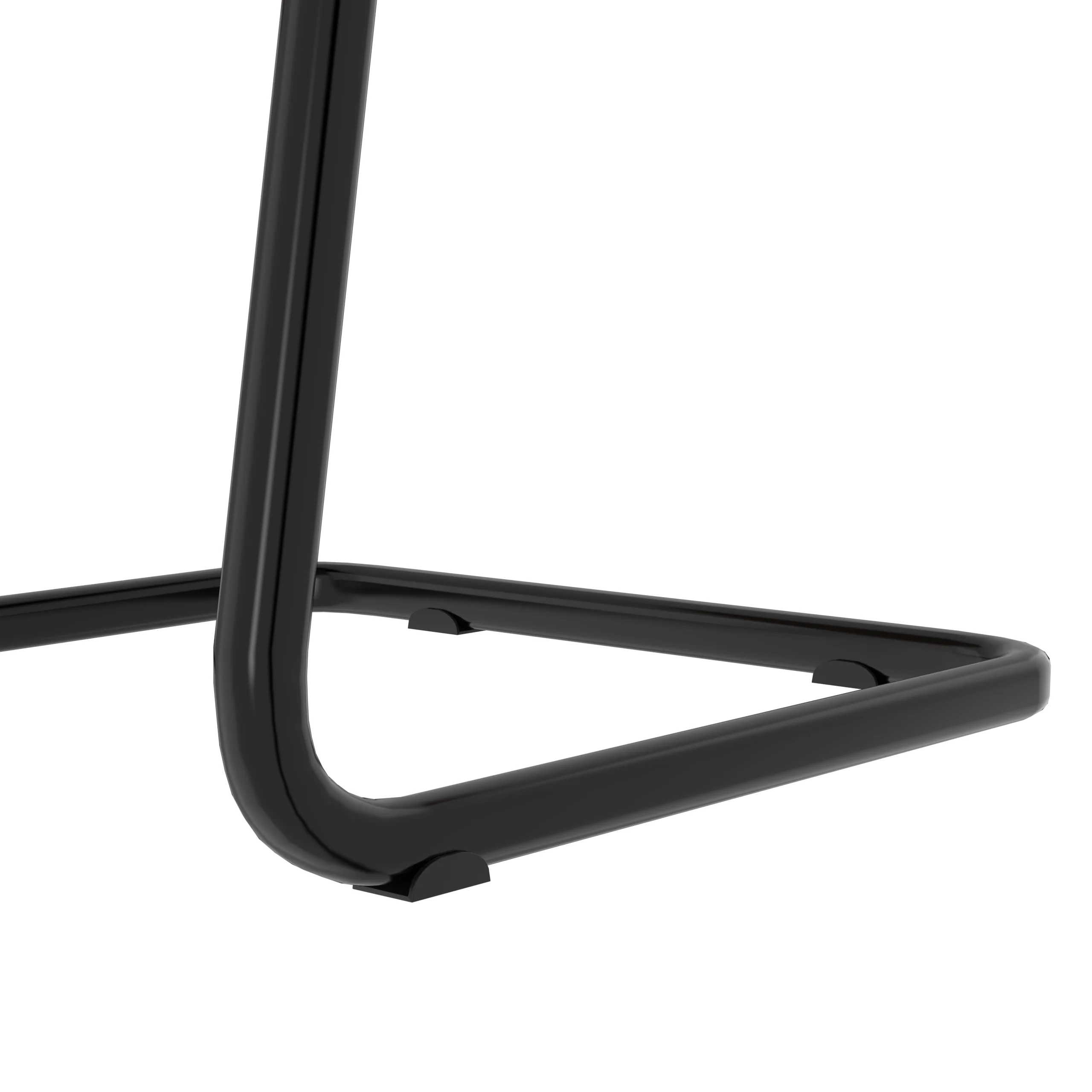 Evander Office Guest Chair in Dark Brown Leather