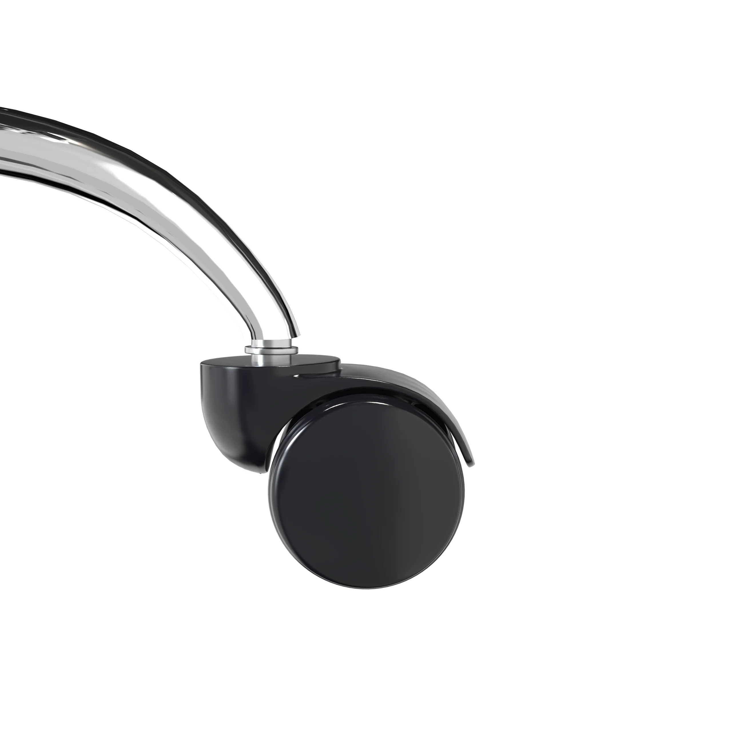 Evander Series Office Chair in Black Leather