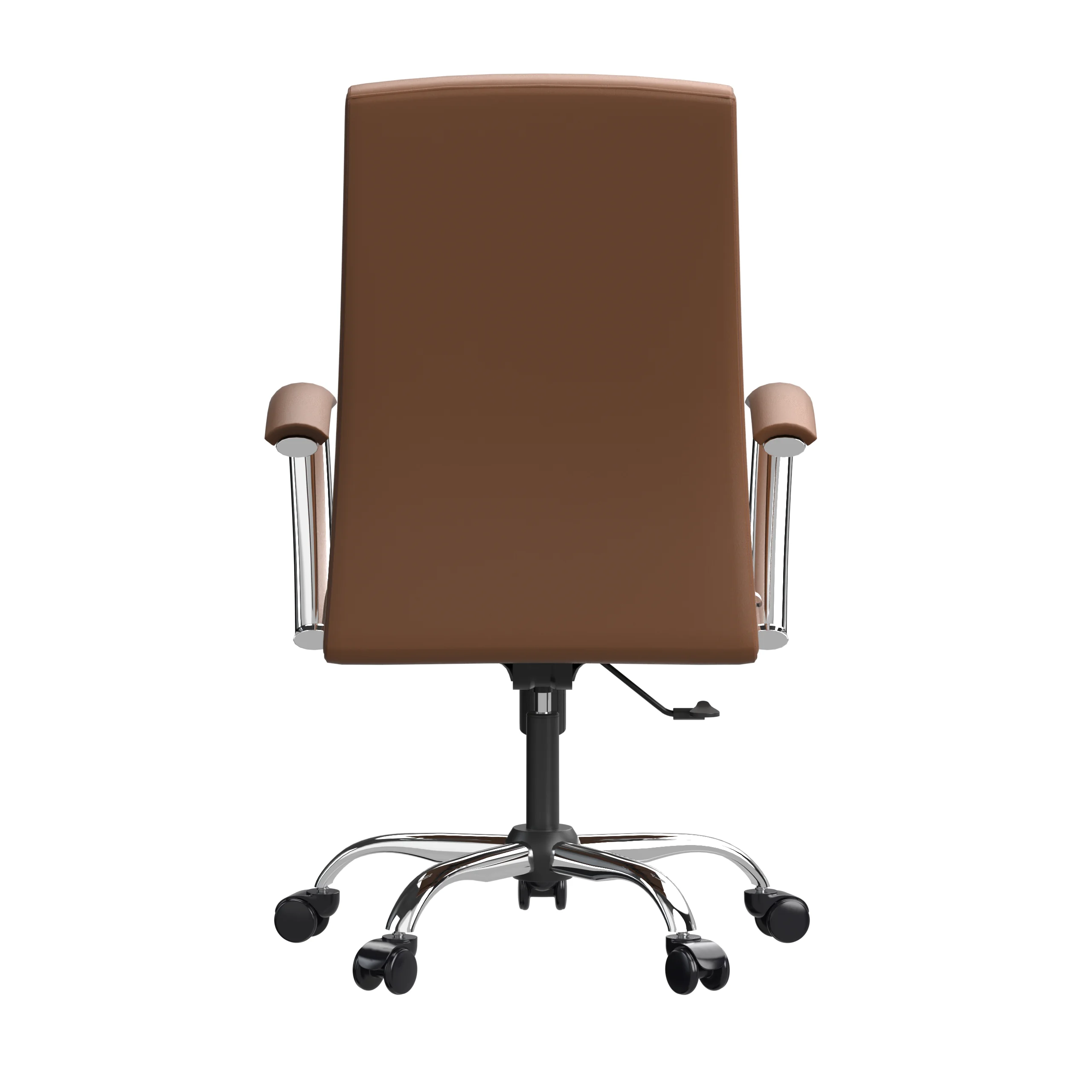 Evander Series Office Chair in Dark Brown Leather