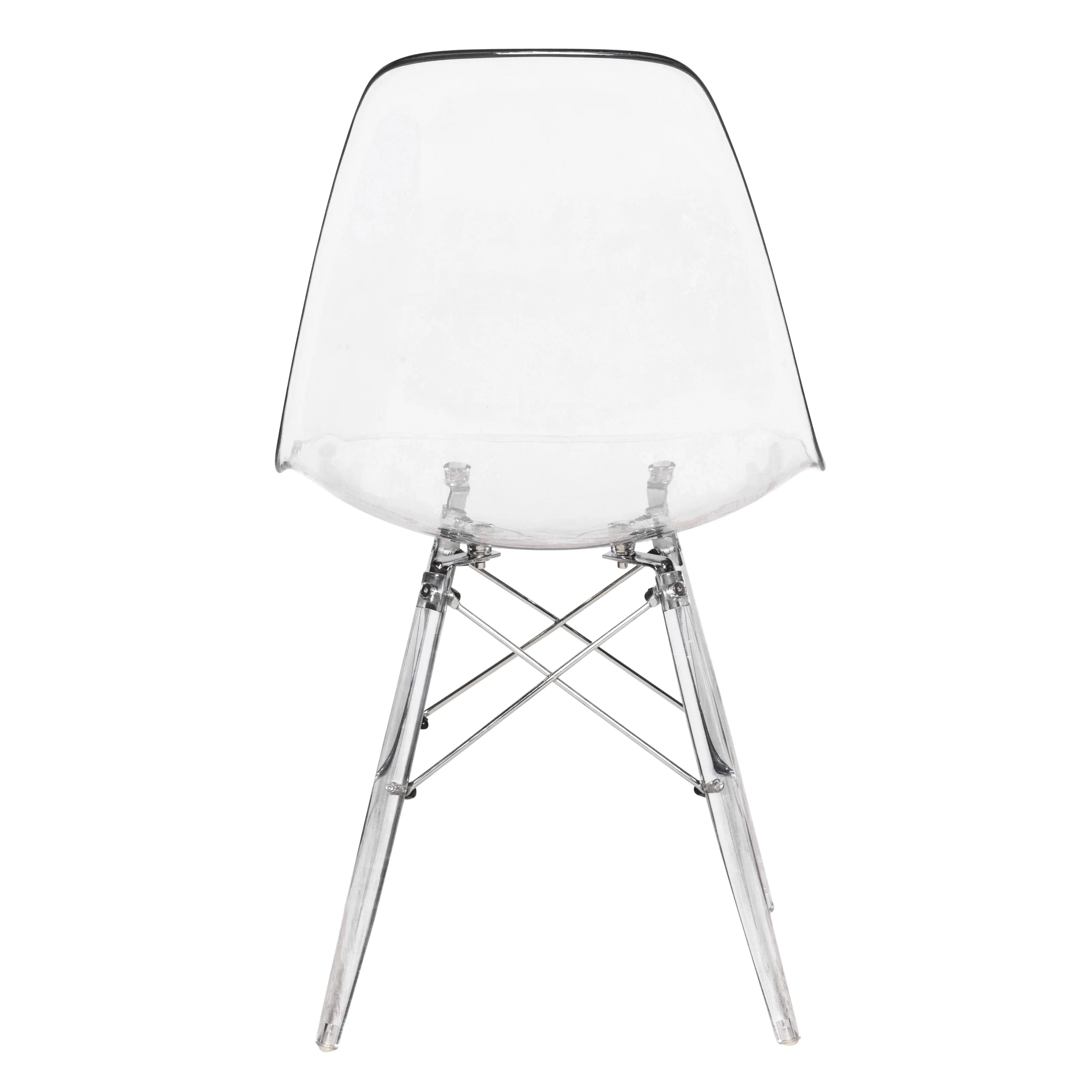 Dover Molded Side Chair with Acrylic Base
