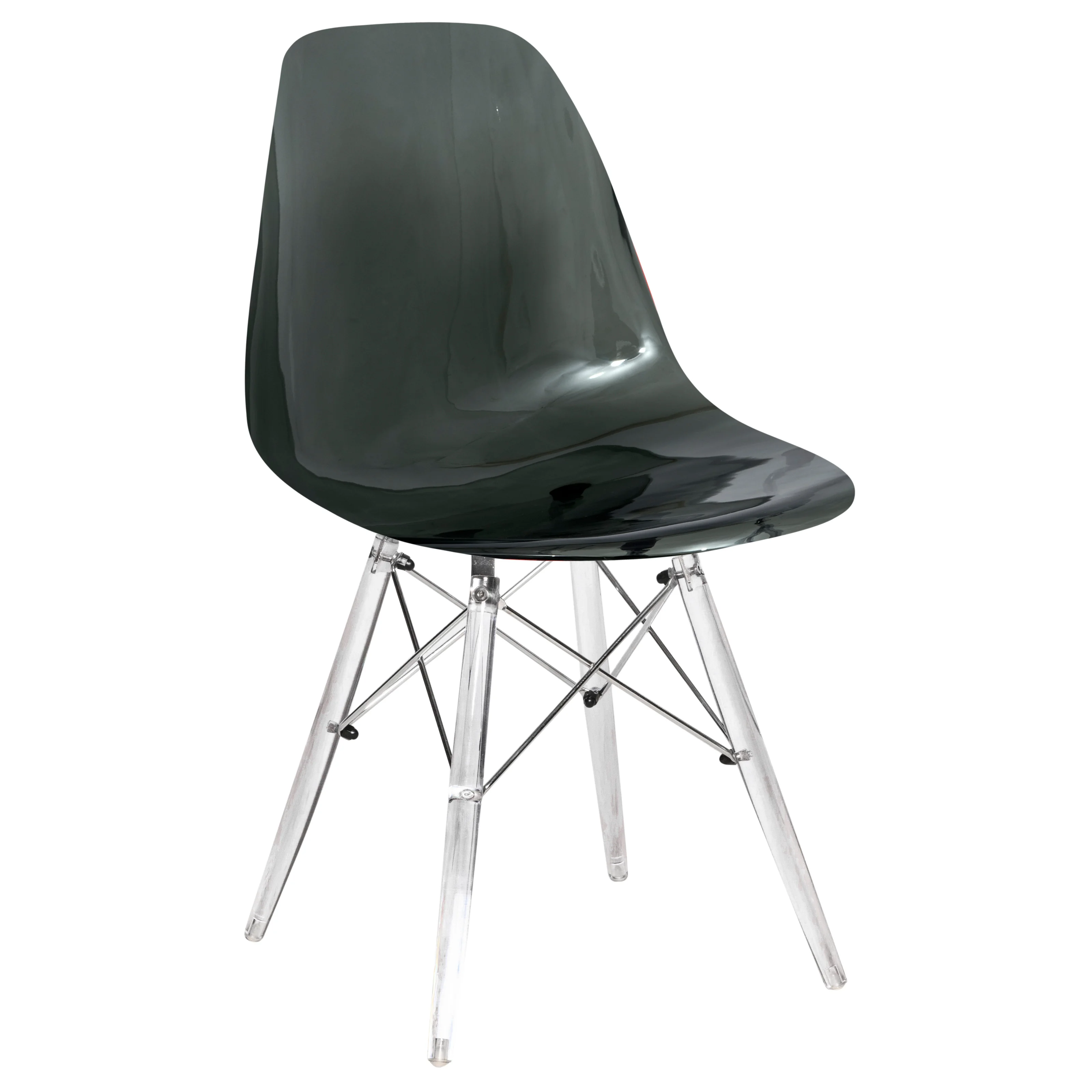 Dover Molded Side Chair with Acrylic Base