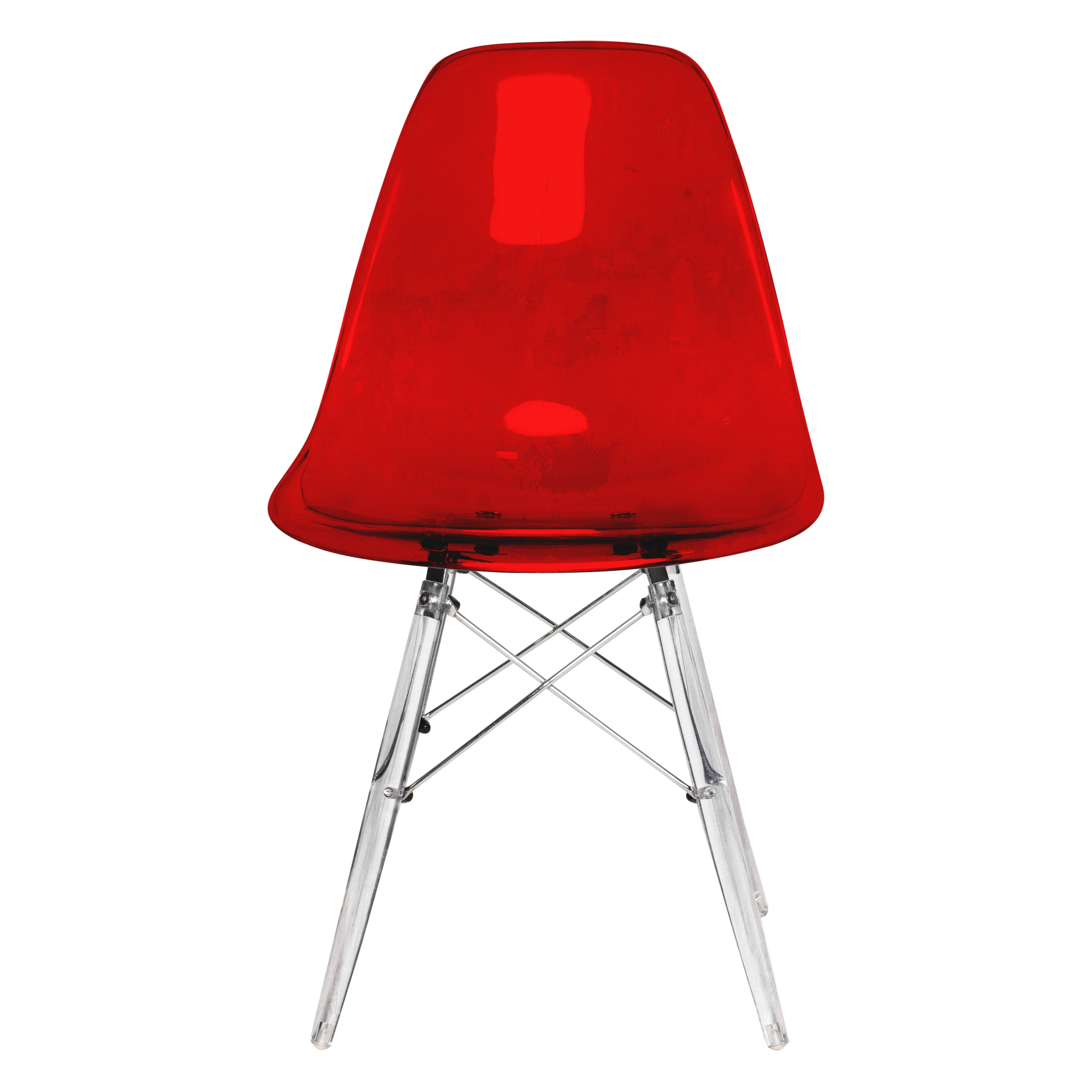 Dover Molded Side Chair with Acrylic Base