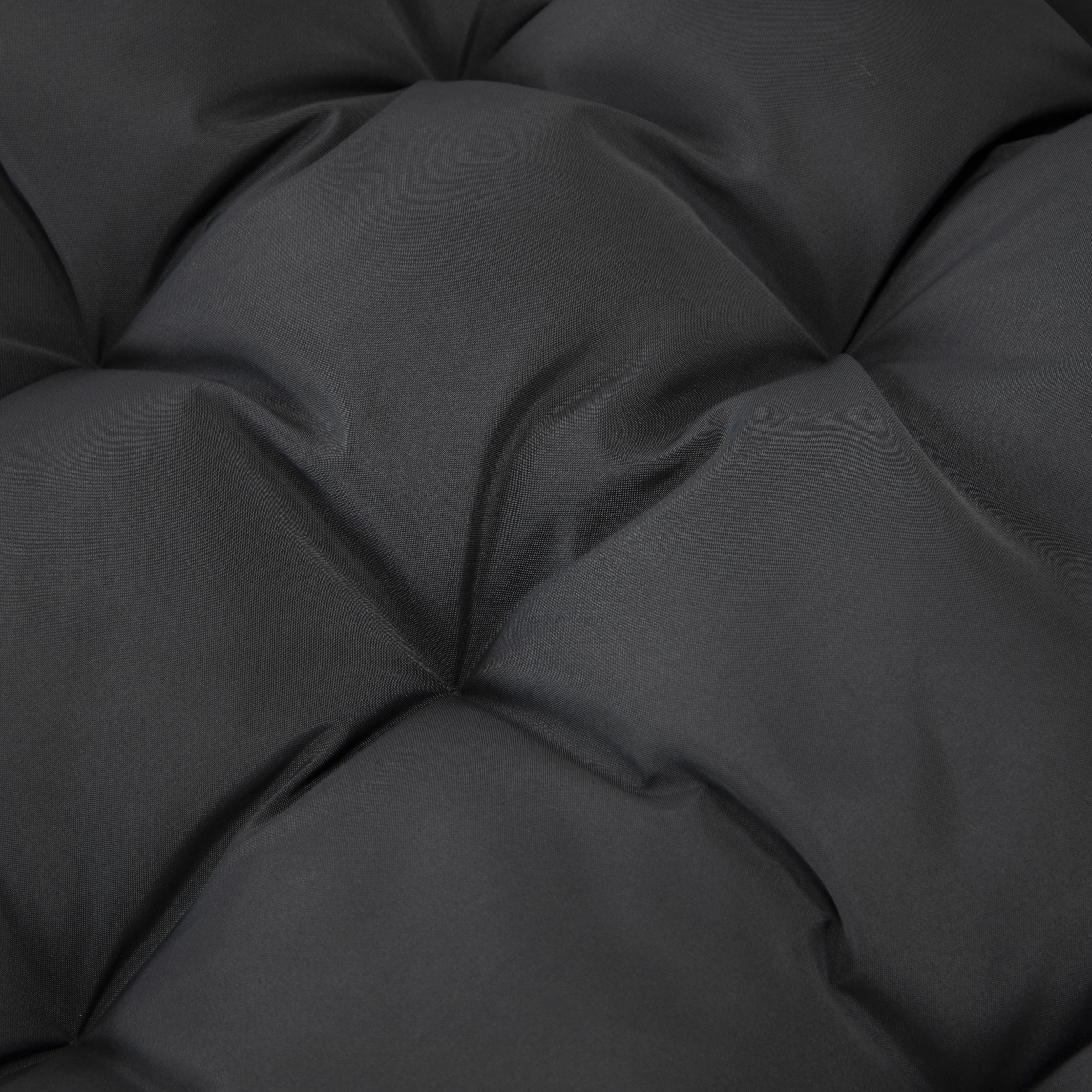 Wicker 2 Person Double Folding Hanging Egg Swing Cushion