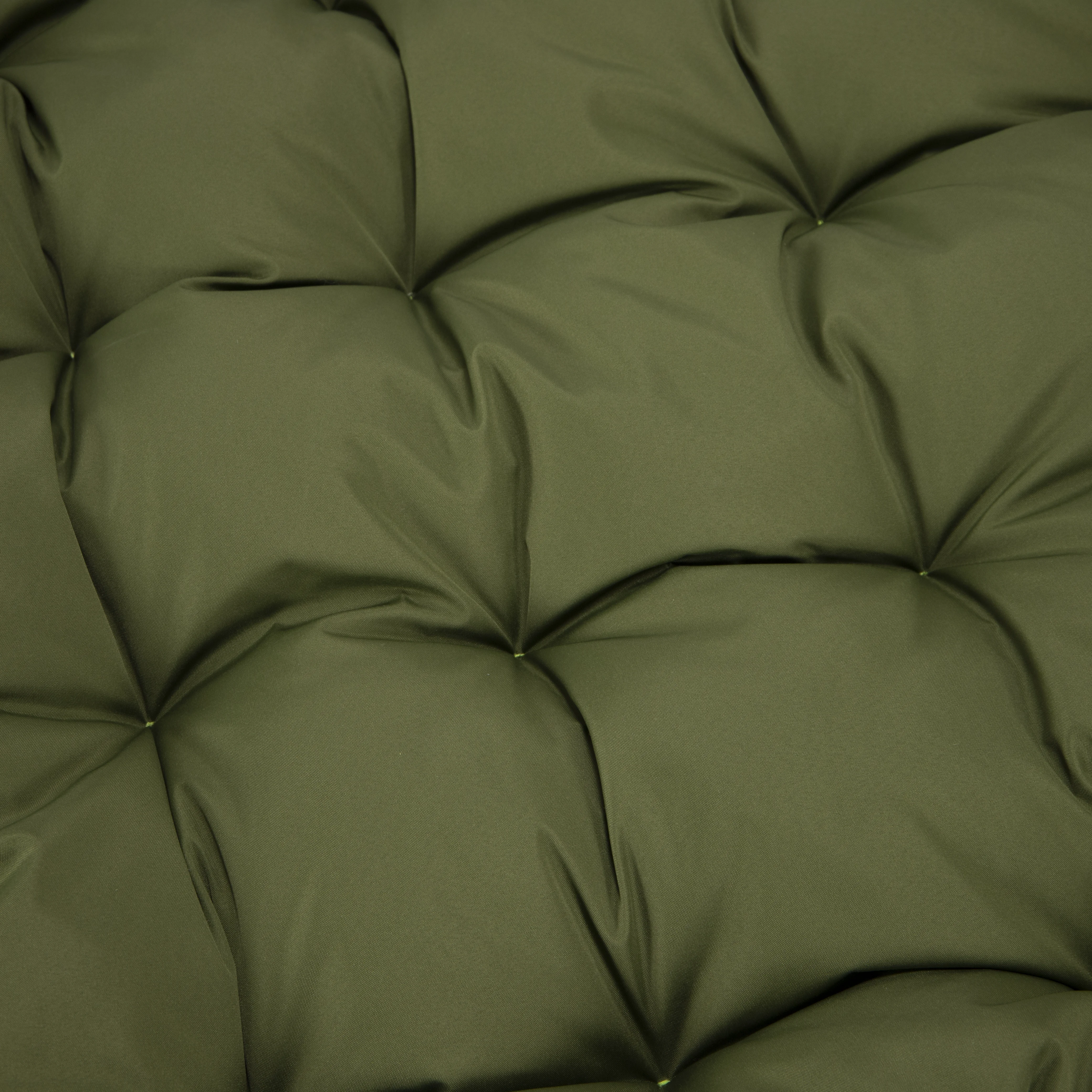 Wicker 2 Person Double Folding Hanging Egg Swing Cushion