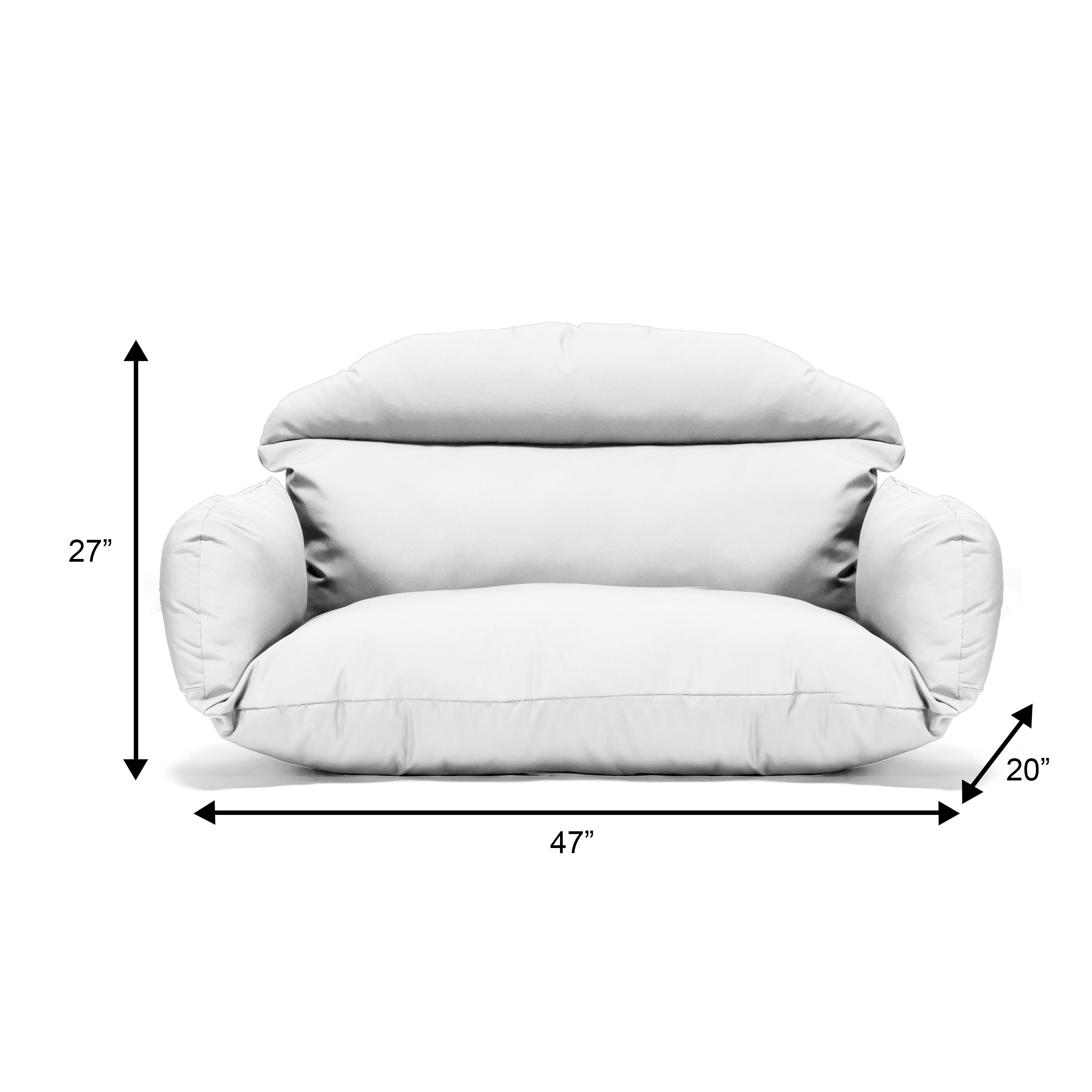 Hanging 2 person Egg Swing Cushion