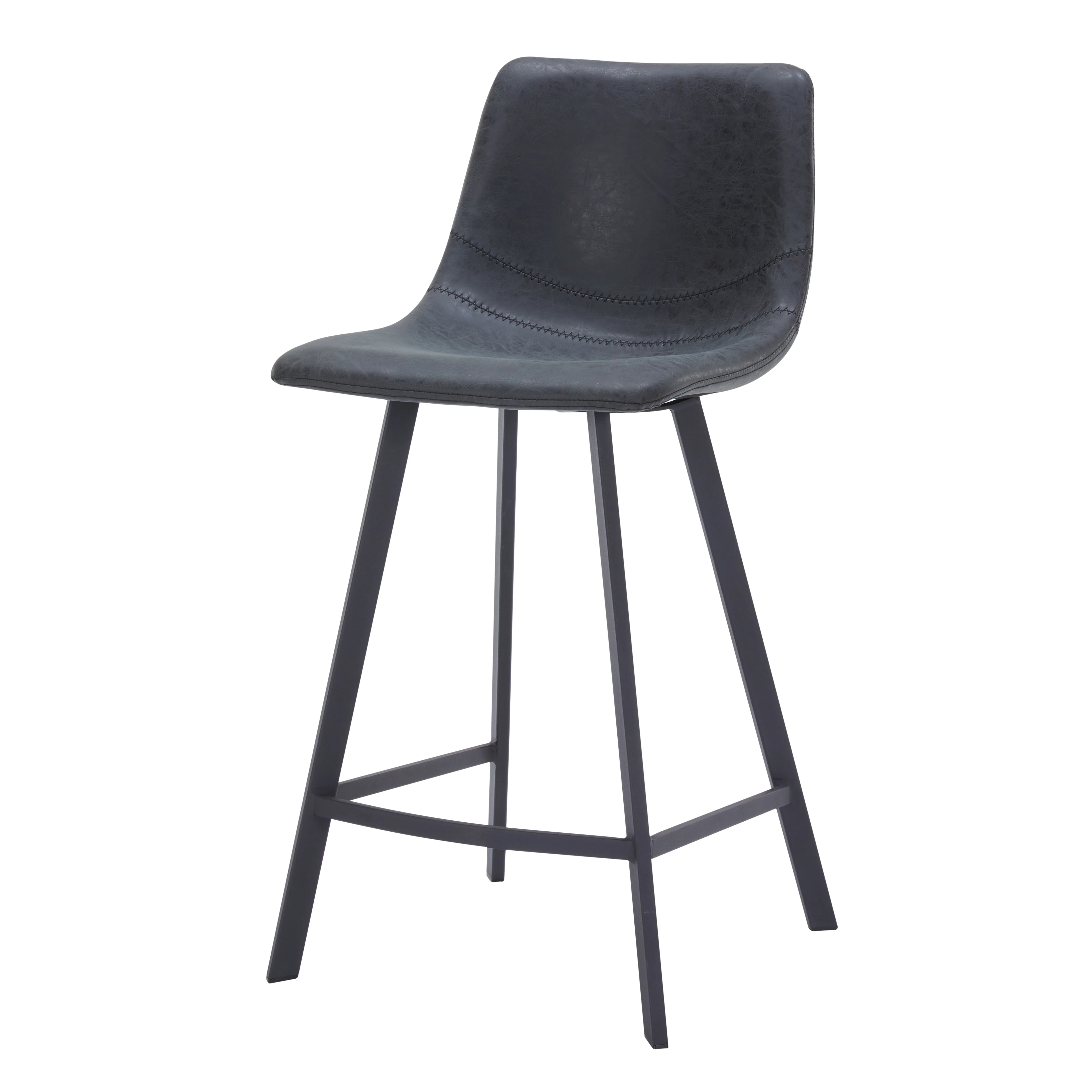 Elland - Counter stool -Charcoal Black