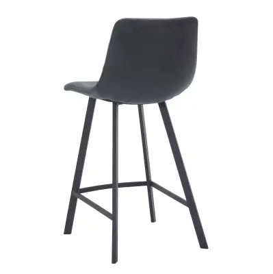 Elland - Counter stool -Charcoal Black