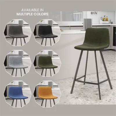 Elland - Counter stool - Olive Green