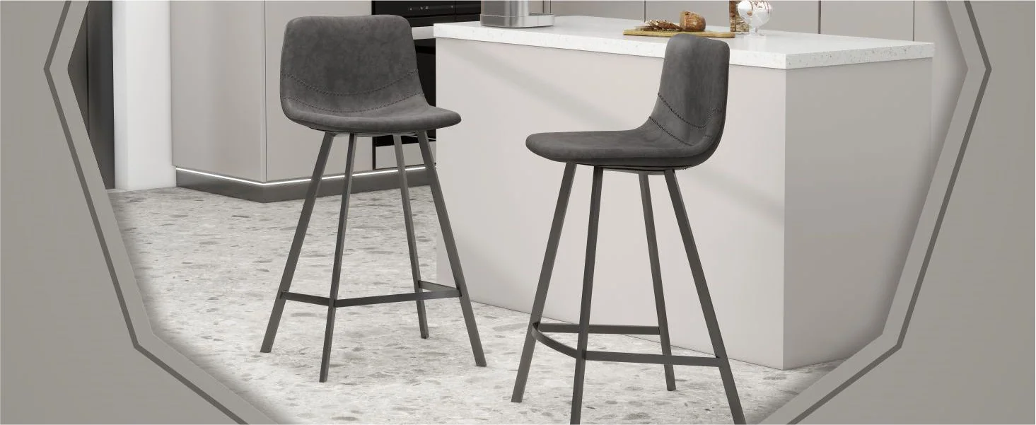 Elland - Counter stool - Grey