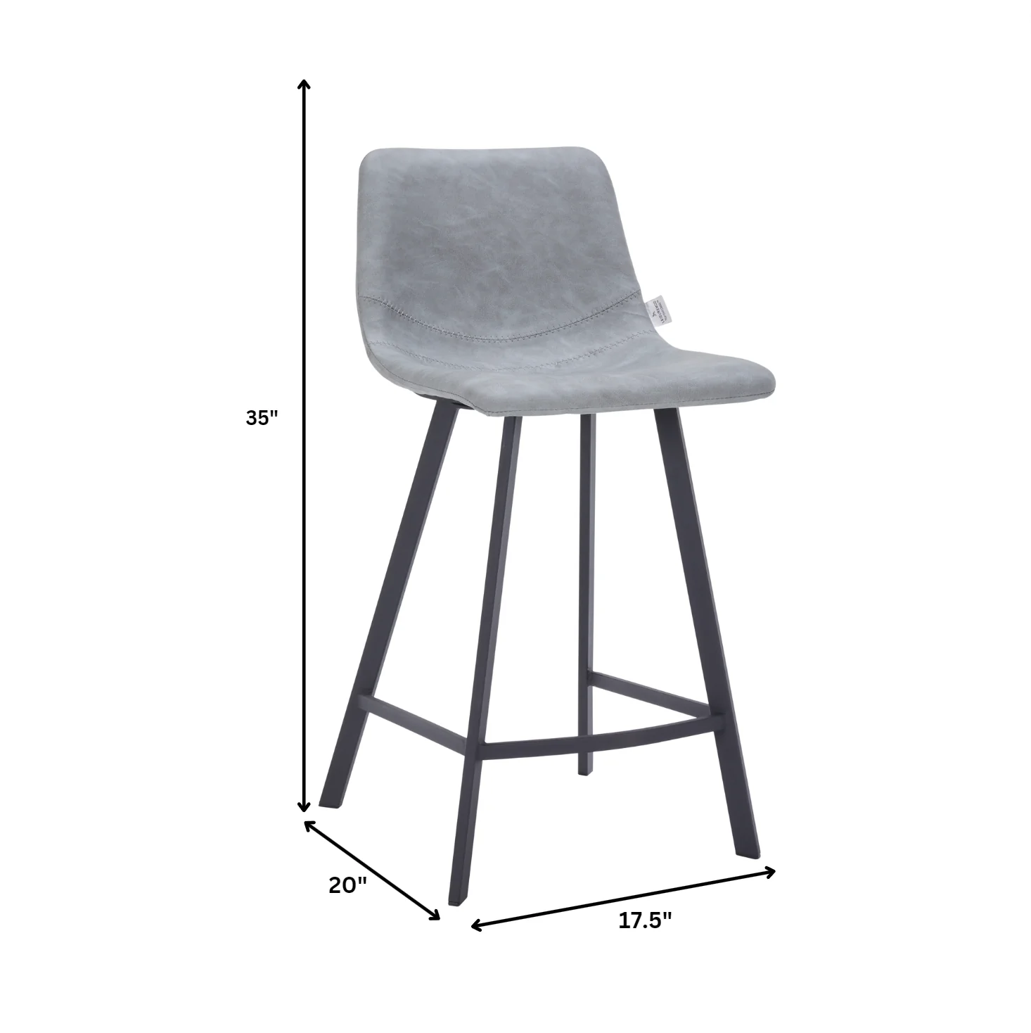 Elland - Counter stool -Light Grey