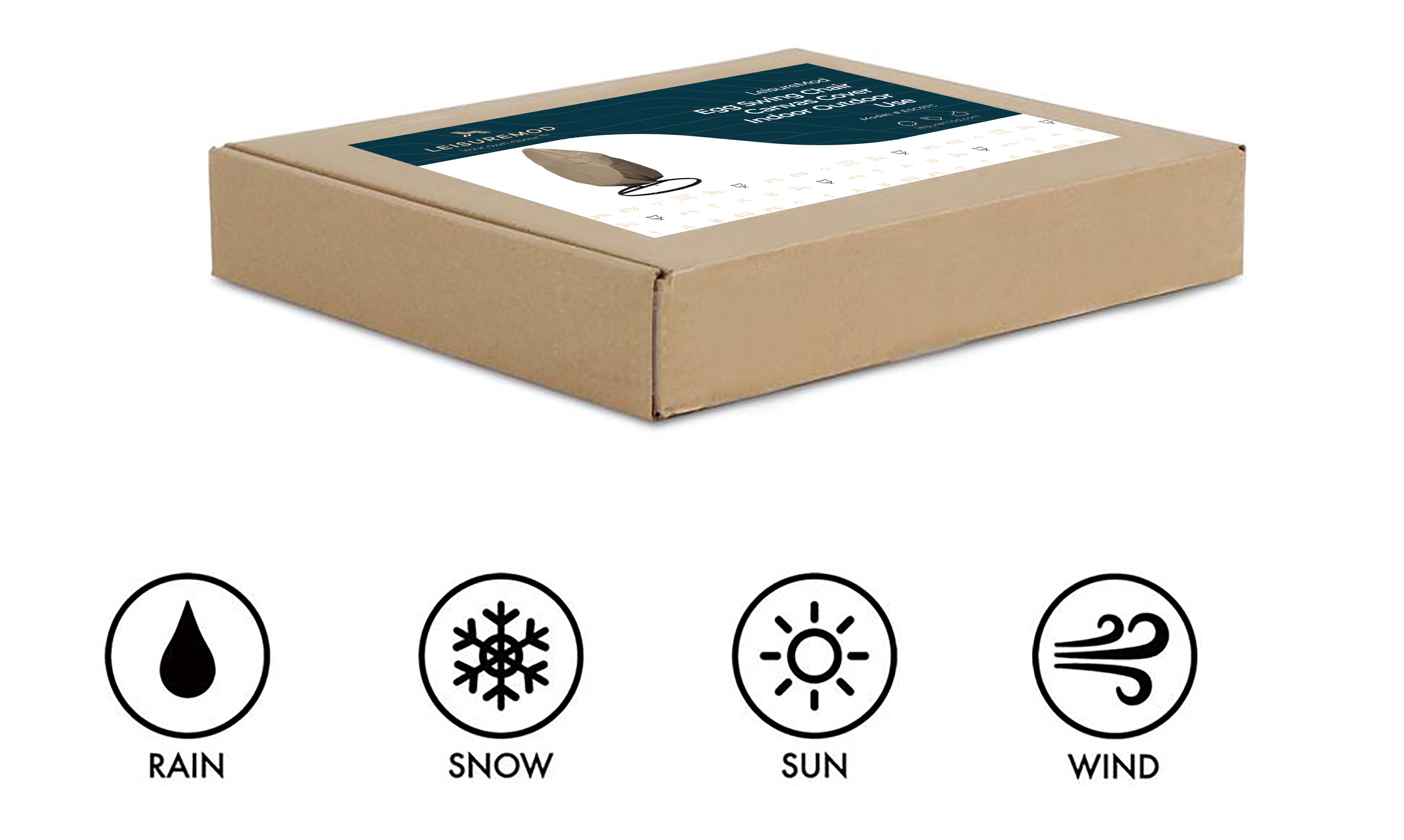 Hanging Single Egg Swing Chair Cover