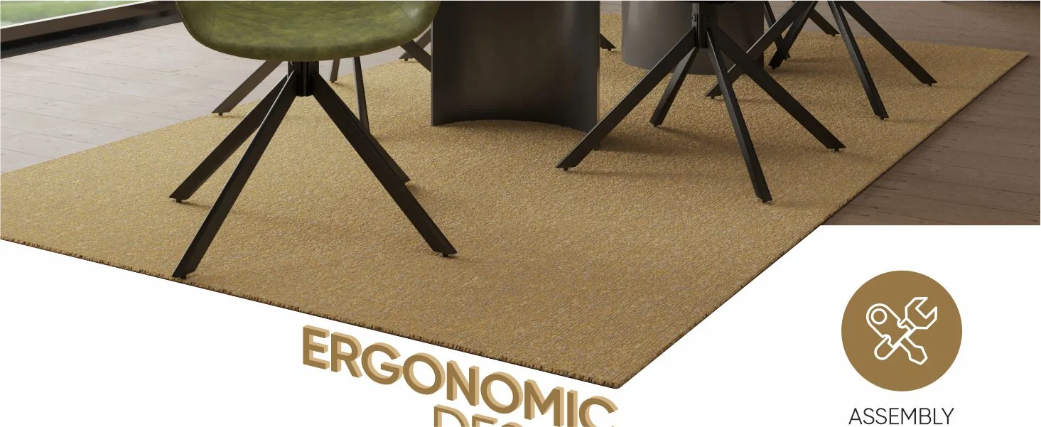 Markley Modern Leather Dining Swival Arm Chair in Green