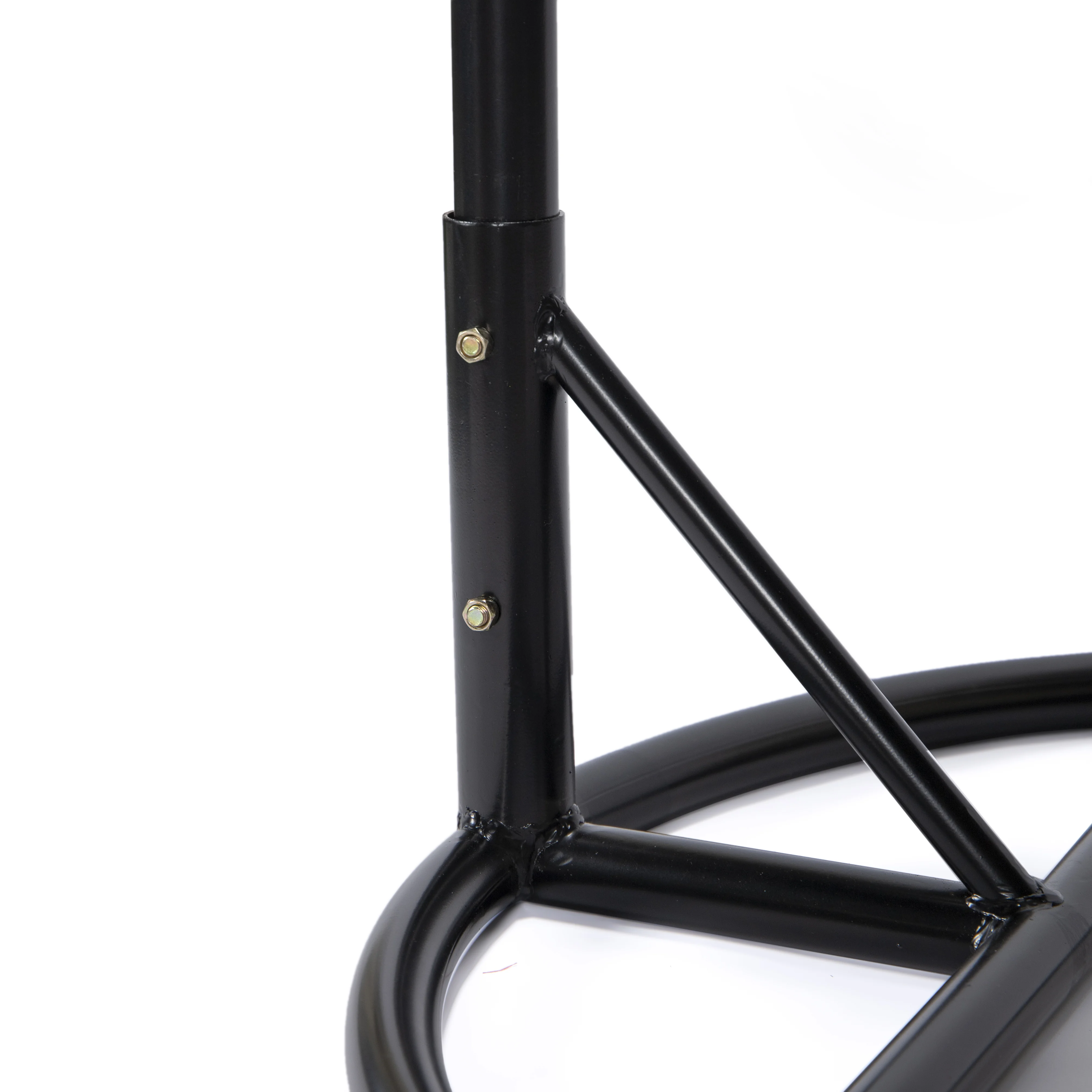 Charcoal Wicker Hanging Egg Swing Chair