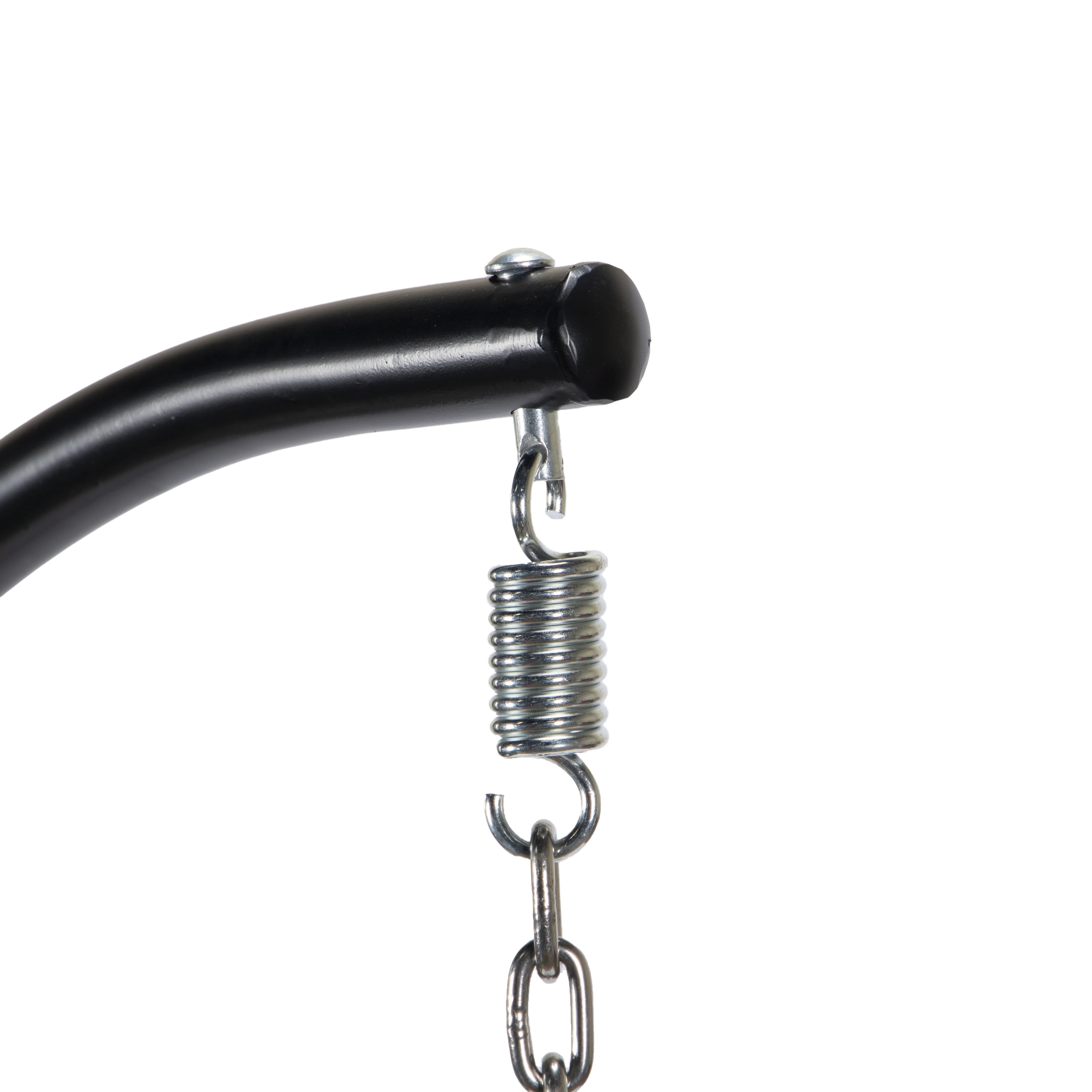 Charcoal Wicker Hanging Egg Swing Chair