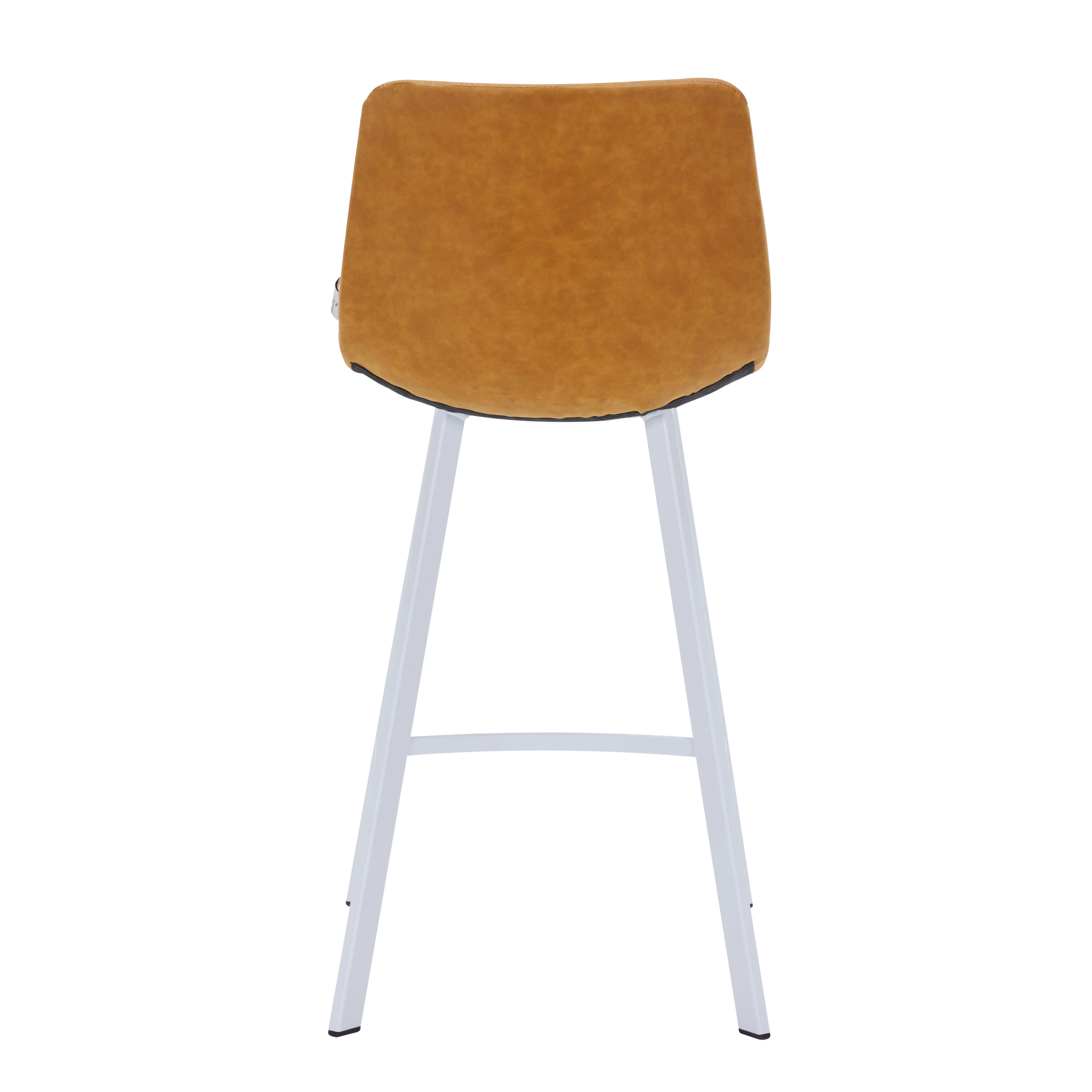 Elland - Counter stool -Light Brown-White base