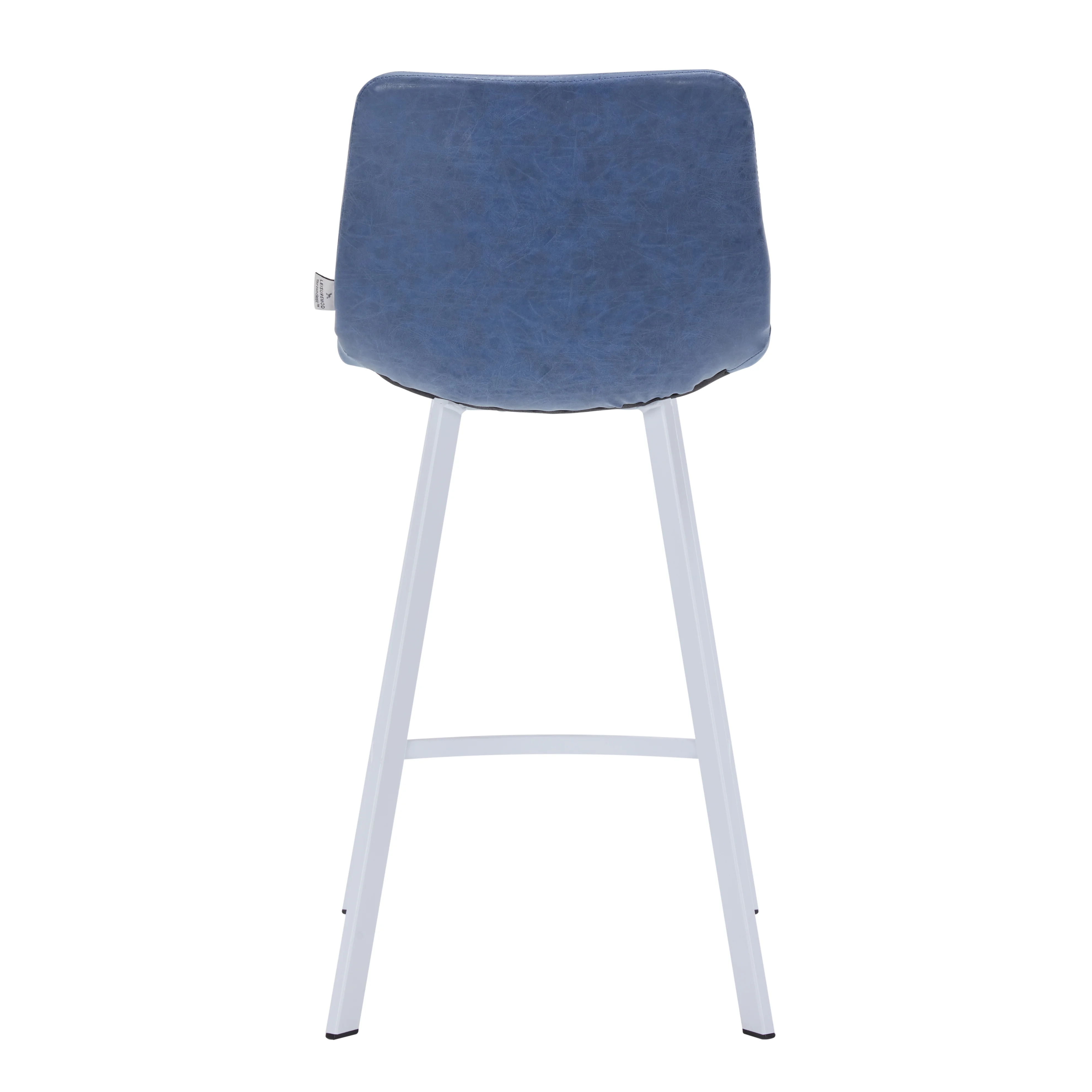 Elland - Counter stool - Peacock Blue - White Base