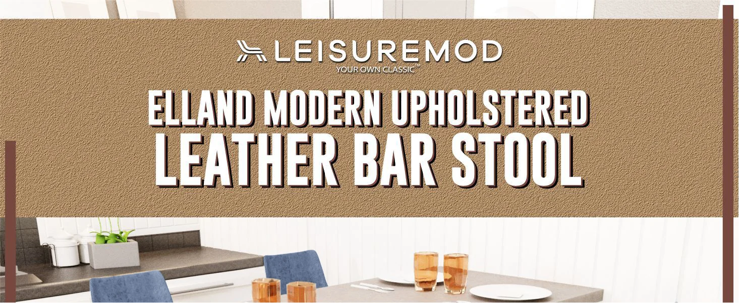 Elland - Bar stool - Peacock Blue - White Base