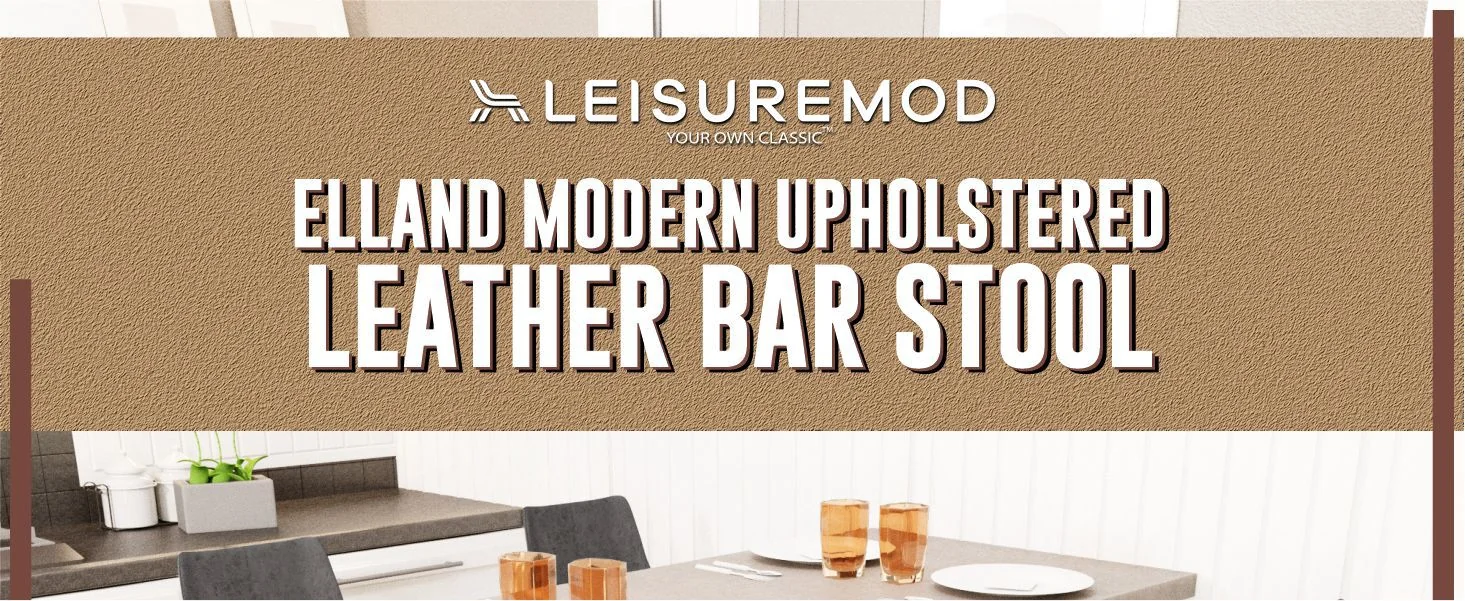 Elland - Bar stool - Grey- White Base