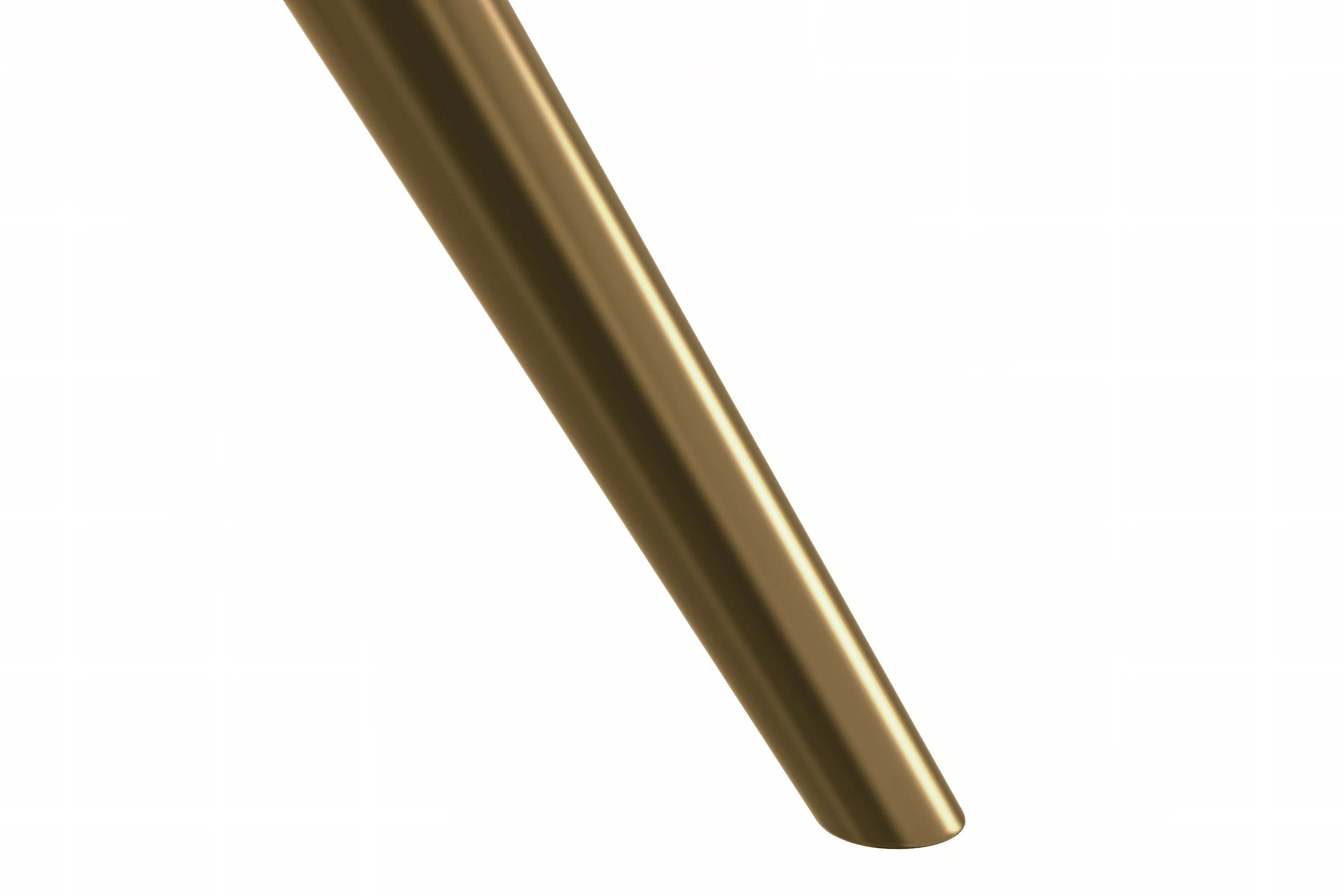 Elega Series Gold Stainless Steel Dining Table 71" With Medium Grey Sintered Stone Top