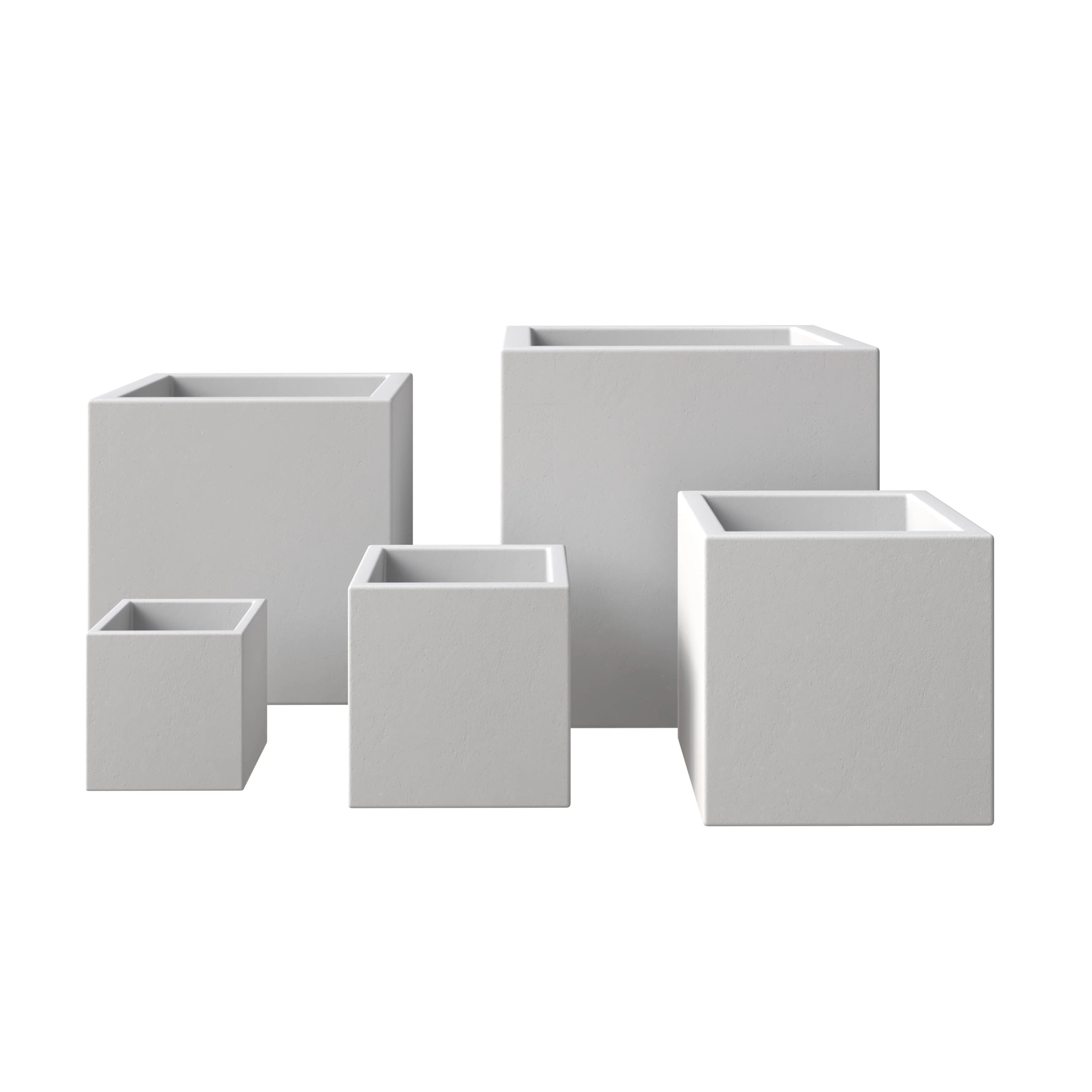 Fern Planter Set White