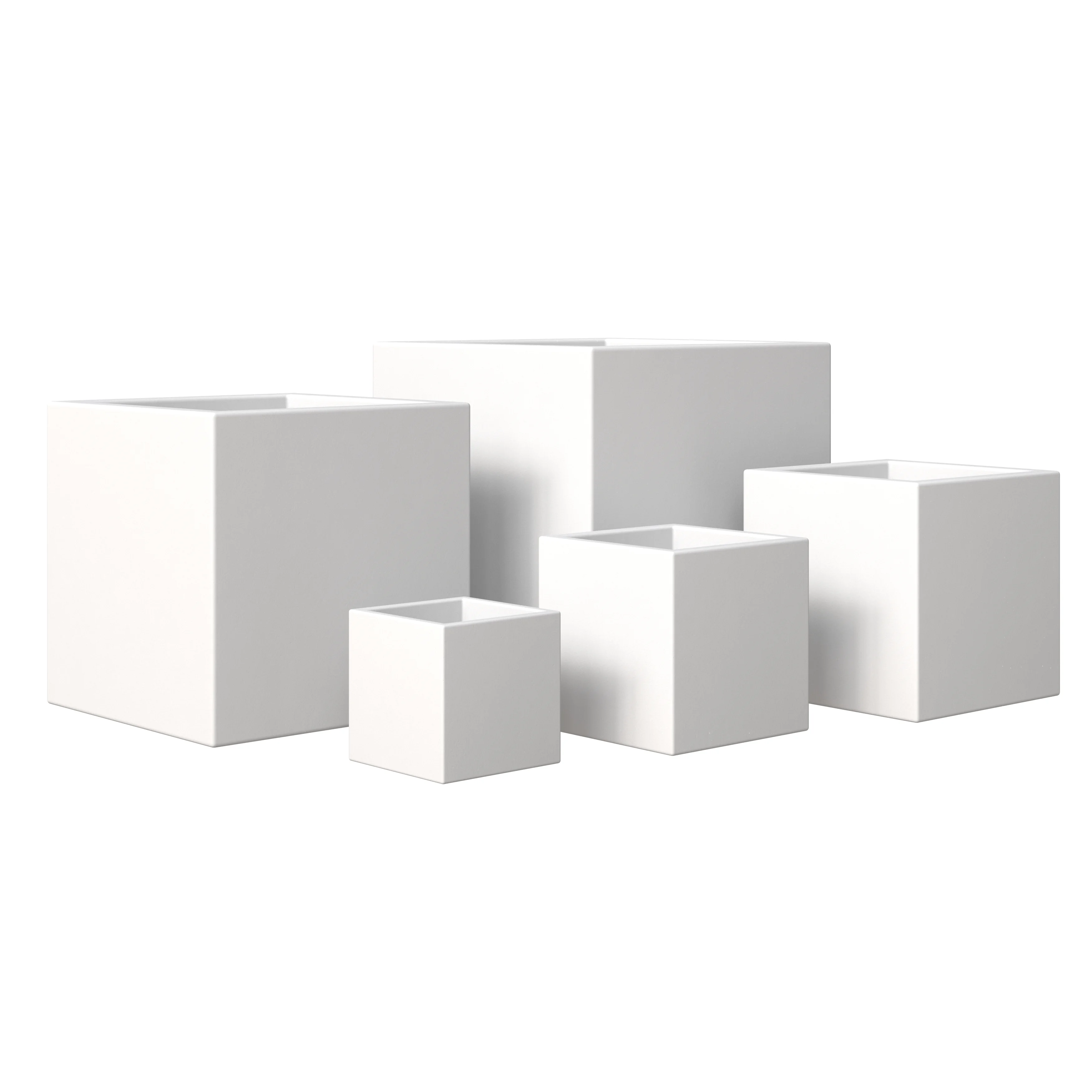 Fern Planter Set White