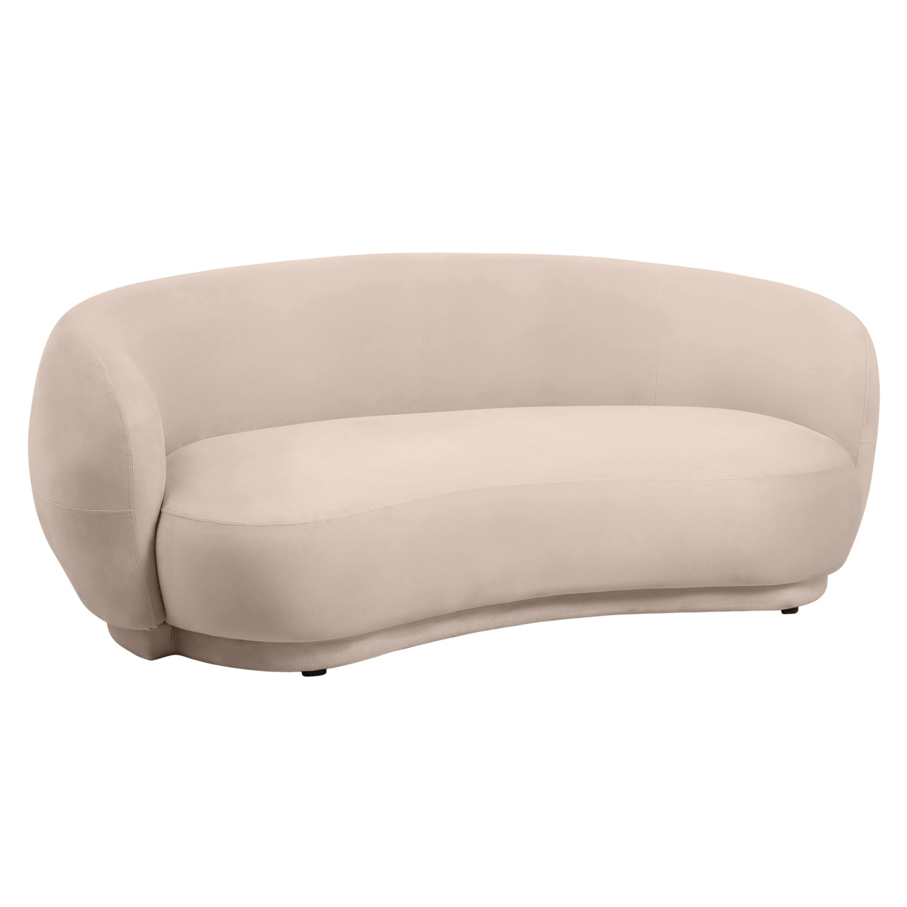 Faze 3-Seater Wide Couch Sofa Upholstered in Velvet