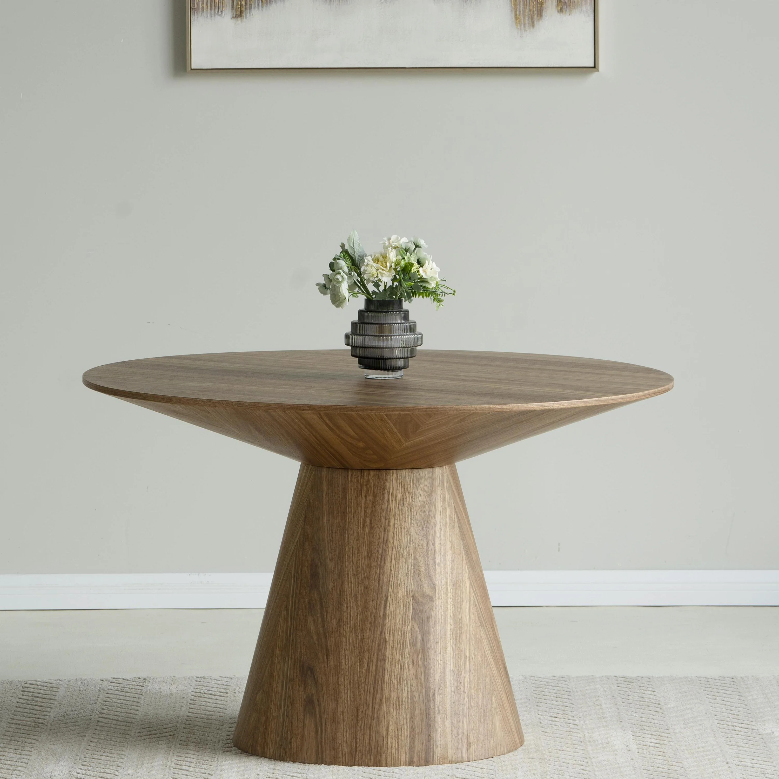Fynix Collection Modern Dining Table In Natural Wood