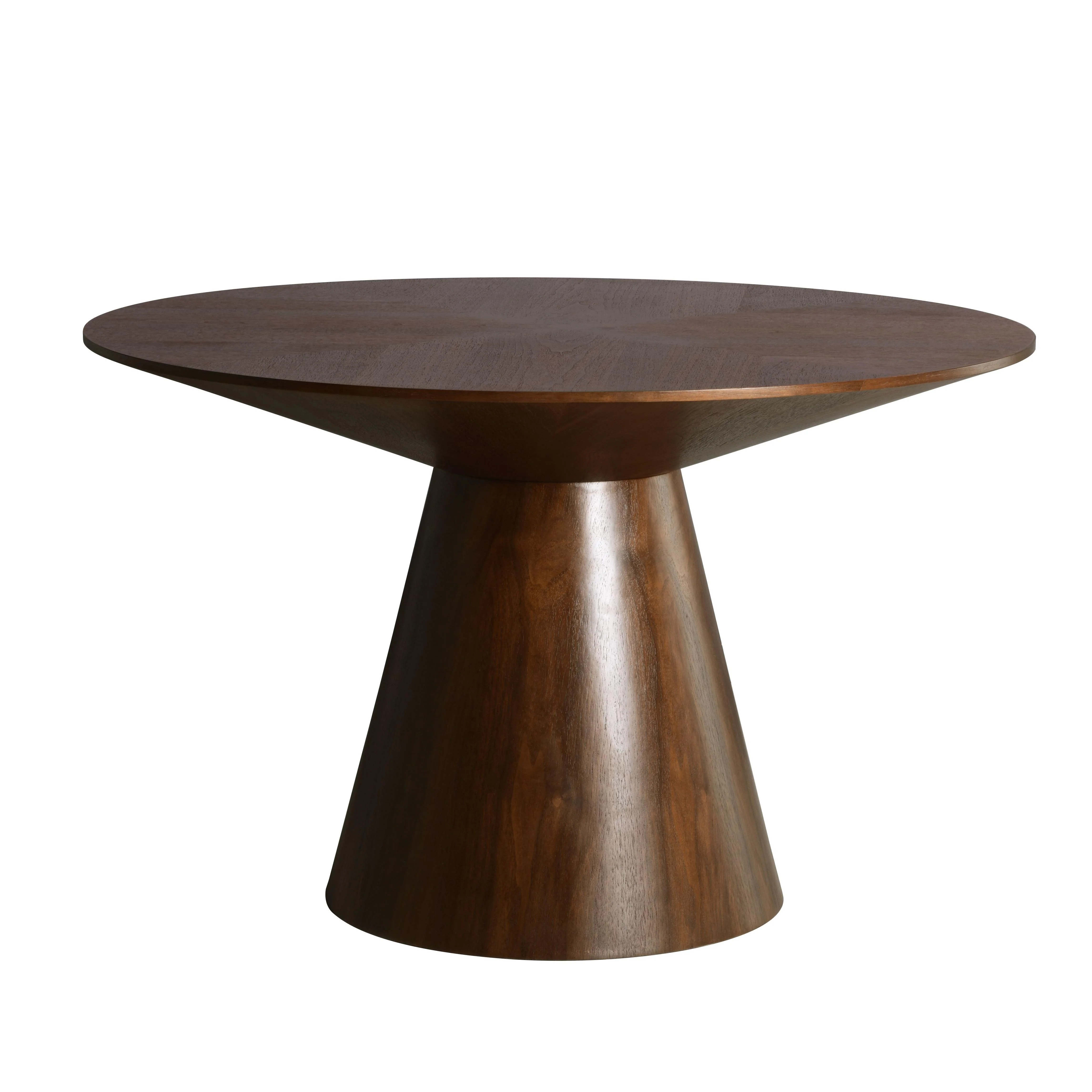 Fynix Collection Modern Dining Table In walnut