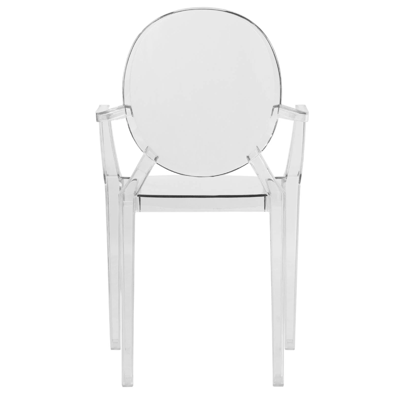 Carroll Modern Acrylic Dining Side Chair, Set of 2