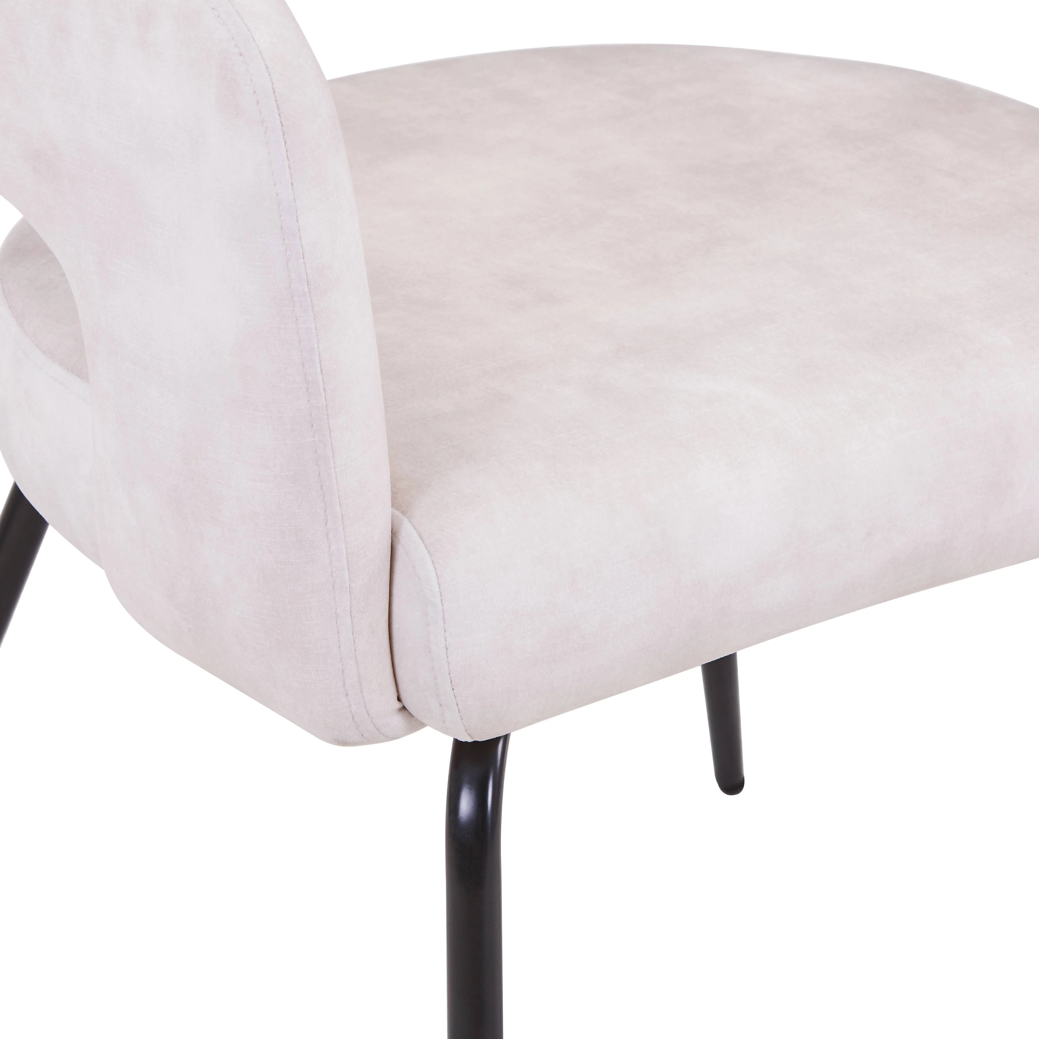 7-Piece Dining Set with Rectangular Sintered Stone Dining Table and 6 Velvet Dining Chairs with Iron Base