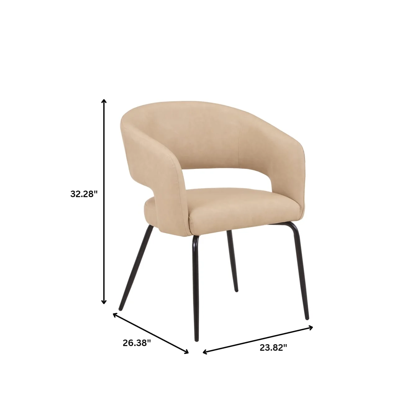 7-Piece Dining Set with Rectangular Sintered Stone Dining Table and 6 Leather Dining Chairs with Iron Base